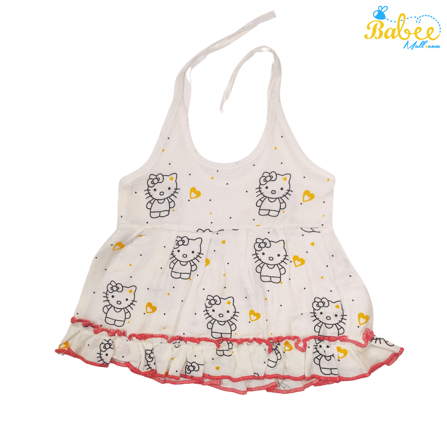 Premium Muslin Frock Jhabla Teddy Me (Knot Type)