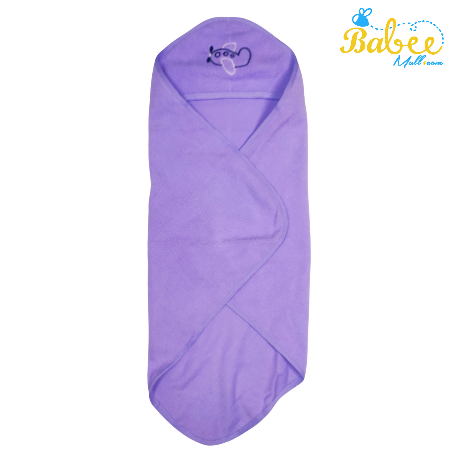 Hooded Towel for Newborns Cotton (Lavender)