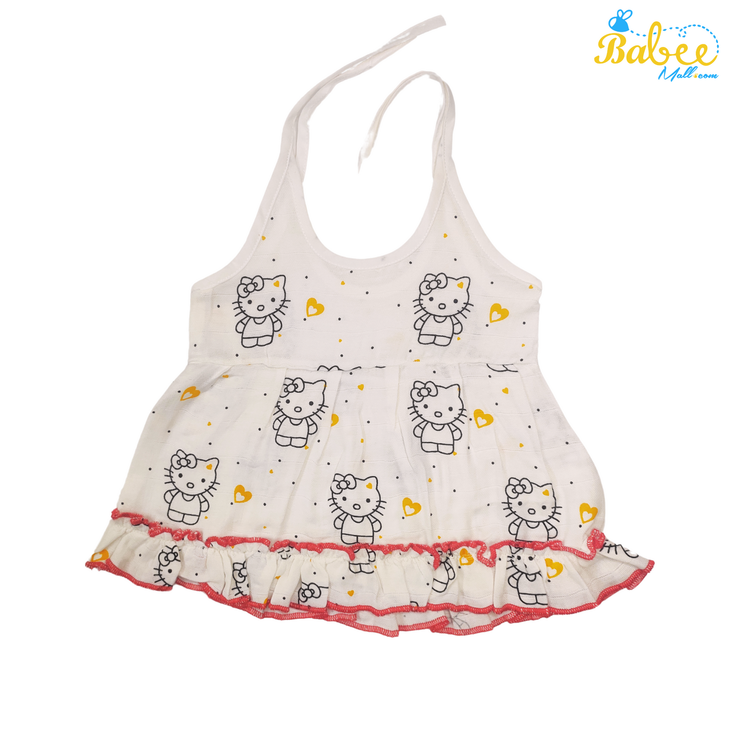 Premium Muslin Frock Jhabla Teddy Me (Knot Type)