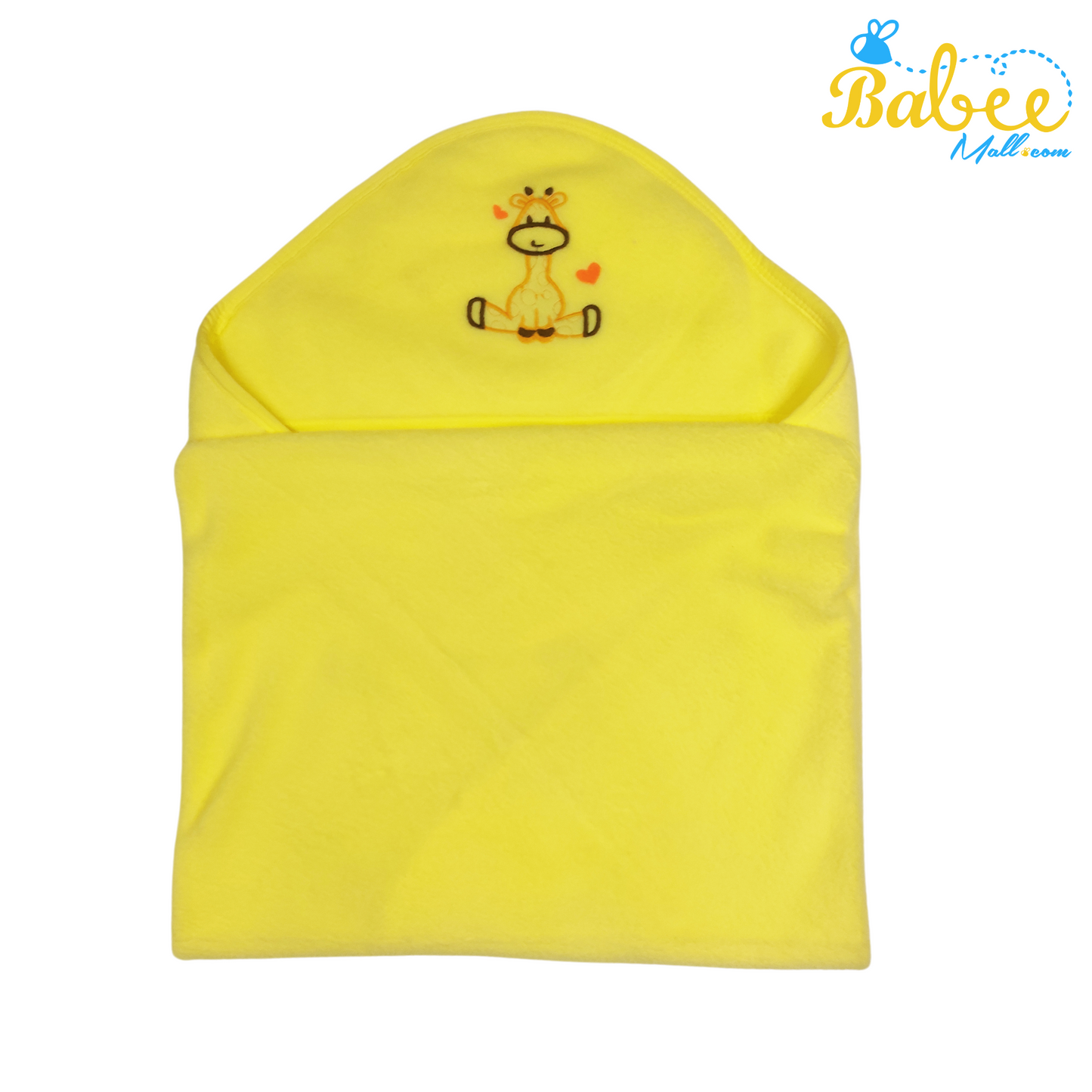 Hooded Towel for Newborns Cotton (Yellow)
