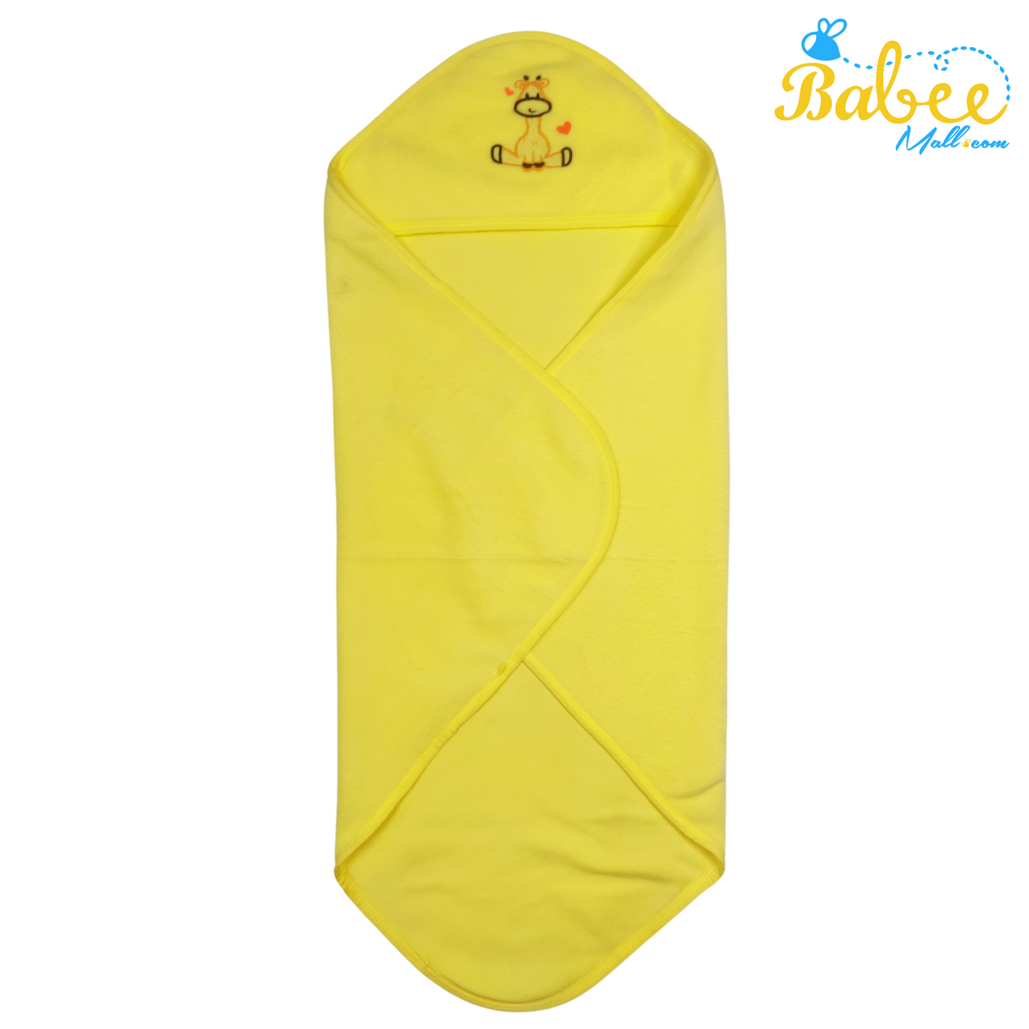 Hooded Towel for Newborns Cotton (Yellow)