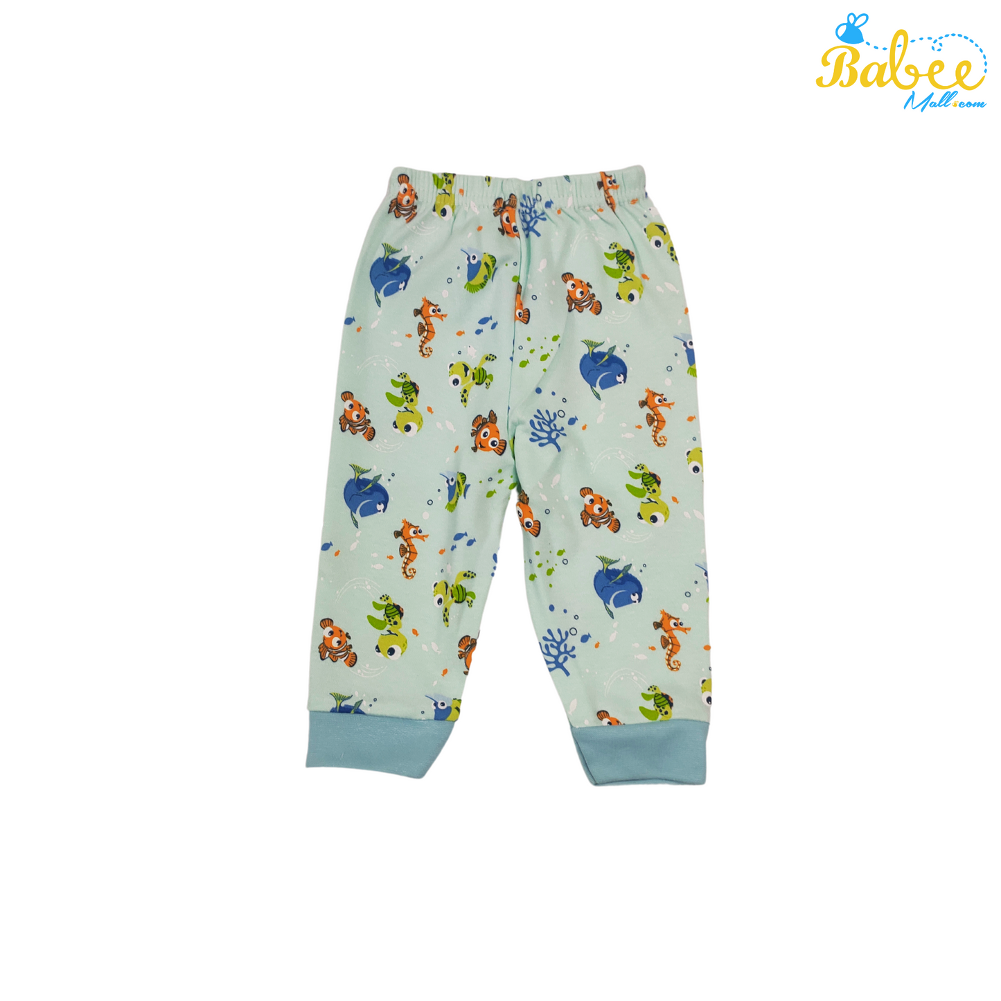 Cozy Newborn Baby Cotton Pajama Set Aqua World