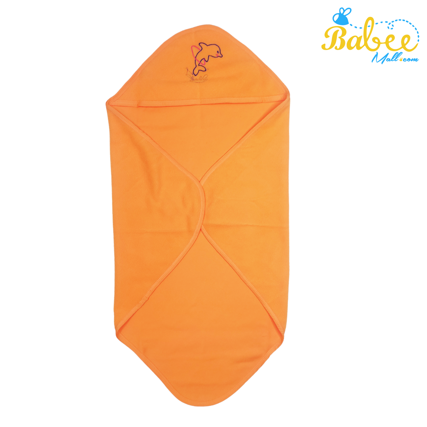 Hooded Towel for Newborns Cotton (Peach)