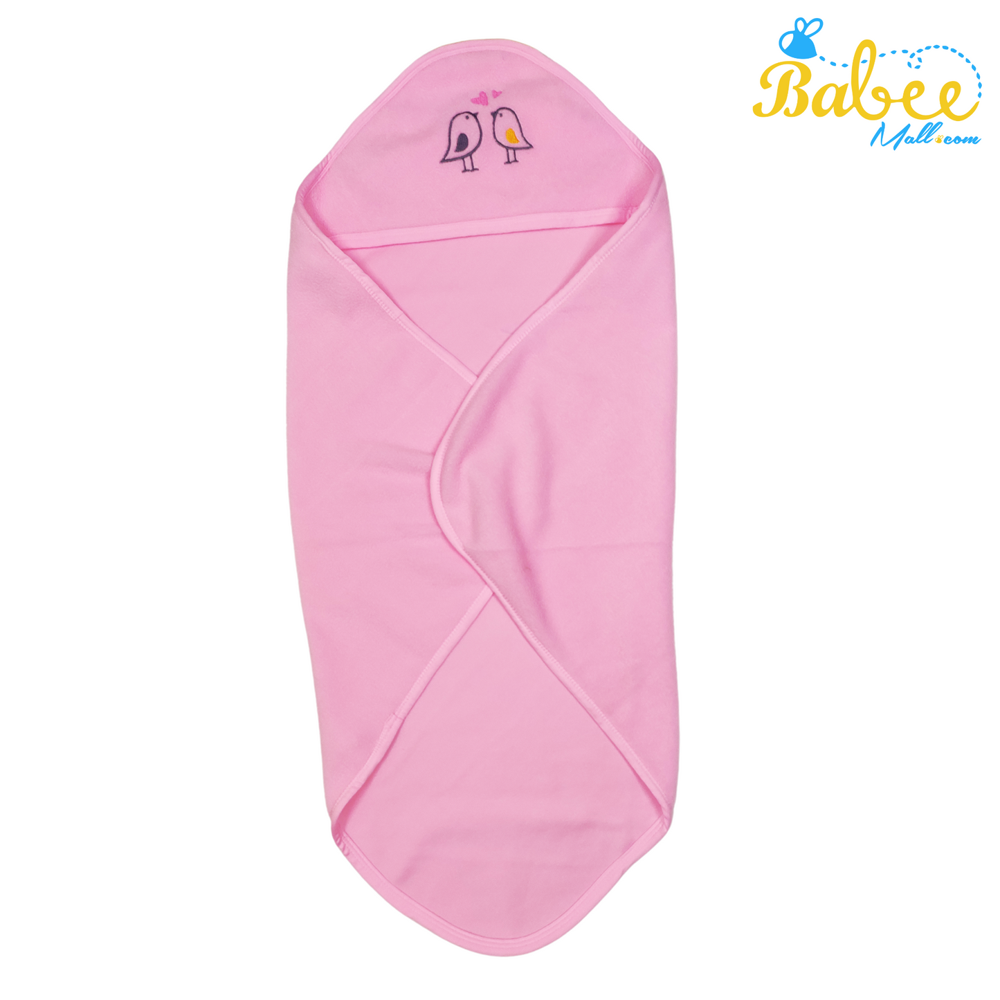 Hooded Towel for Newborns Cotton (Baby Pink)