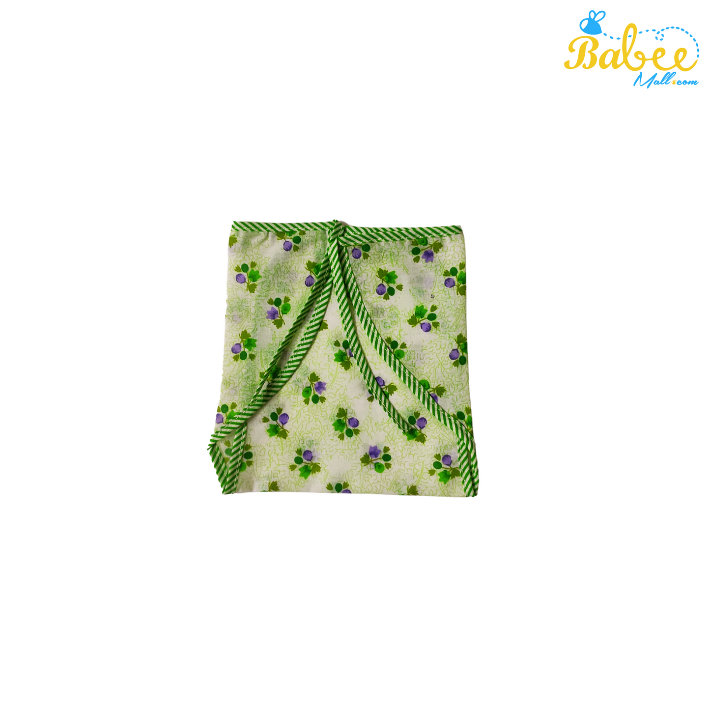 Organic Cotton Jhablas & Nappy Set Knot Type (6-12 Months) (Green)