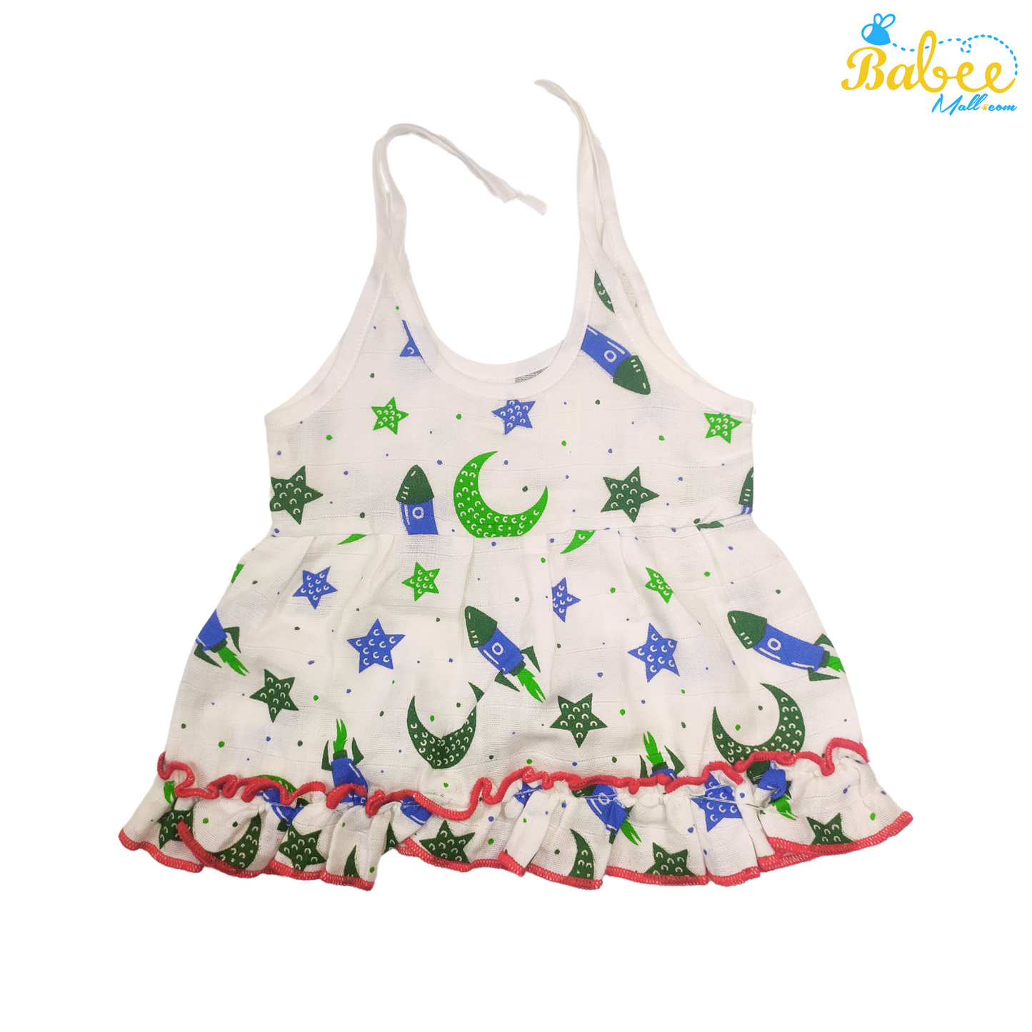Premium Muslin Frock Jhabla Galaxy (Knot Type)