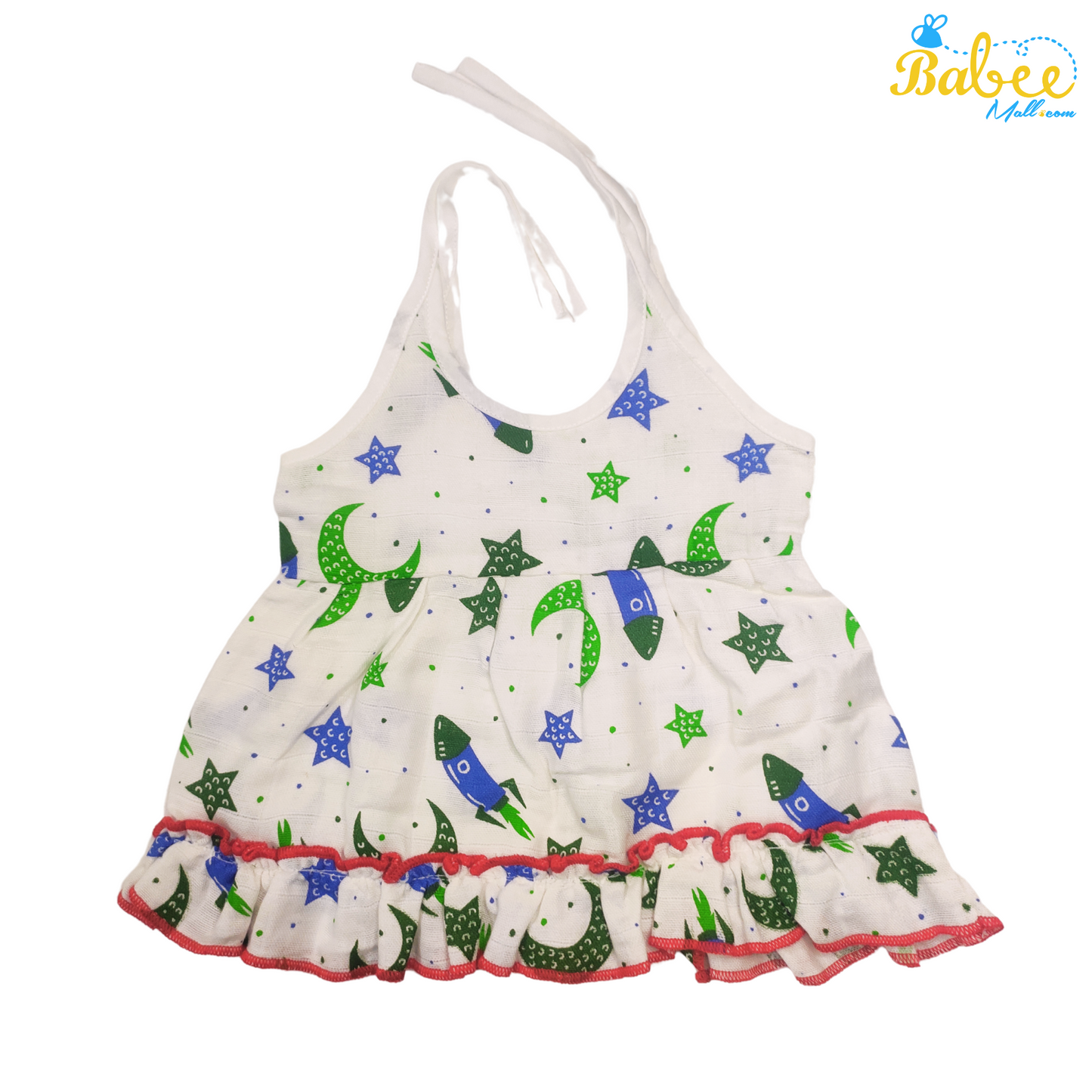 Premium Muslin Frock Jhabla Galaxy (Knot Type)