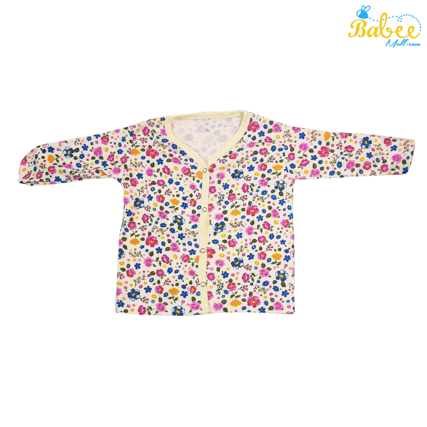 Cozy Newborn Baby Cotton Pajama Set Flowers