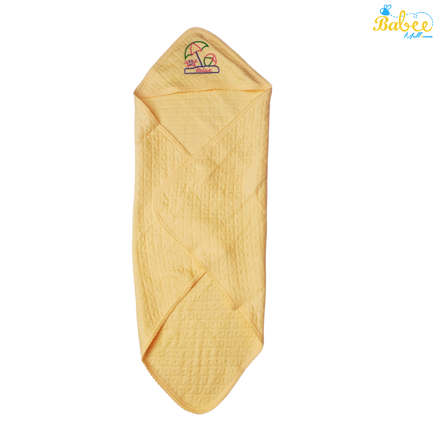 Hooded Towel for Newborns Cotton (Peach)