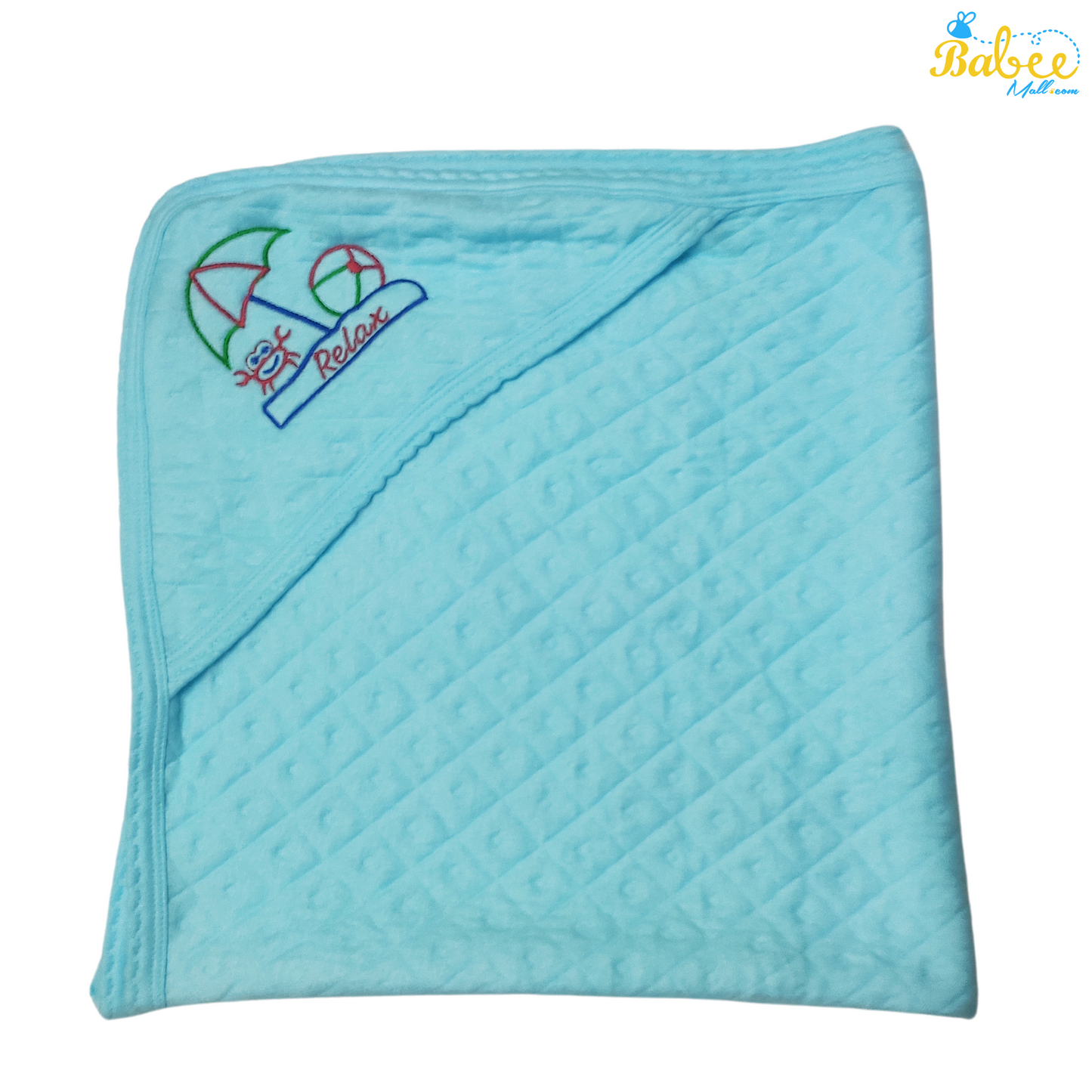 Hooded Towel for Newborns Cotton (Sky Blue)