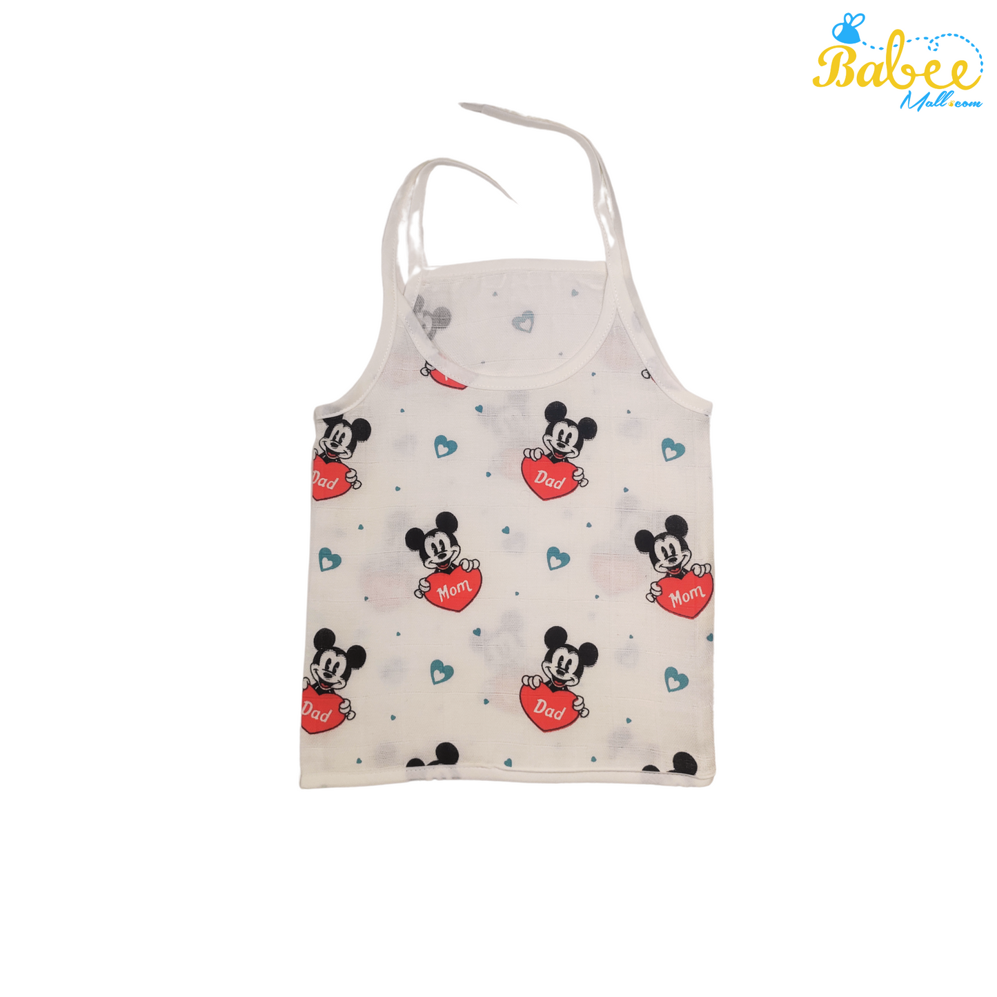 Premium Muslin Jhabla Micky Mom&Dad(Knot Type)