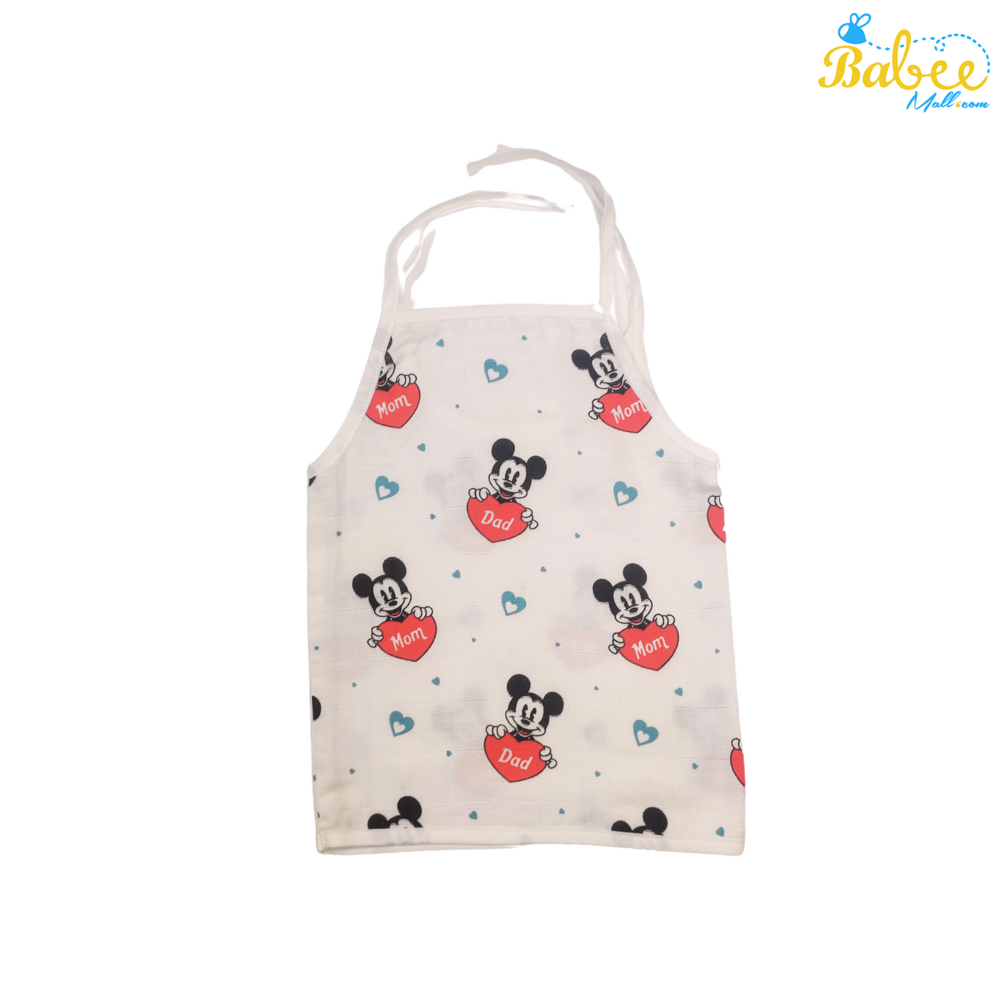 Premium Muslin Jhabla Micky Mom&Dad(Knot Type)