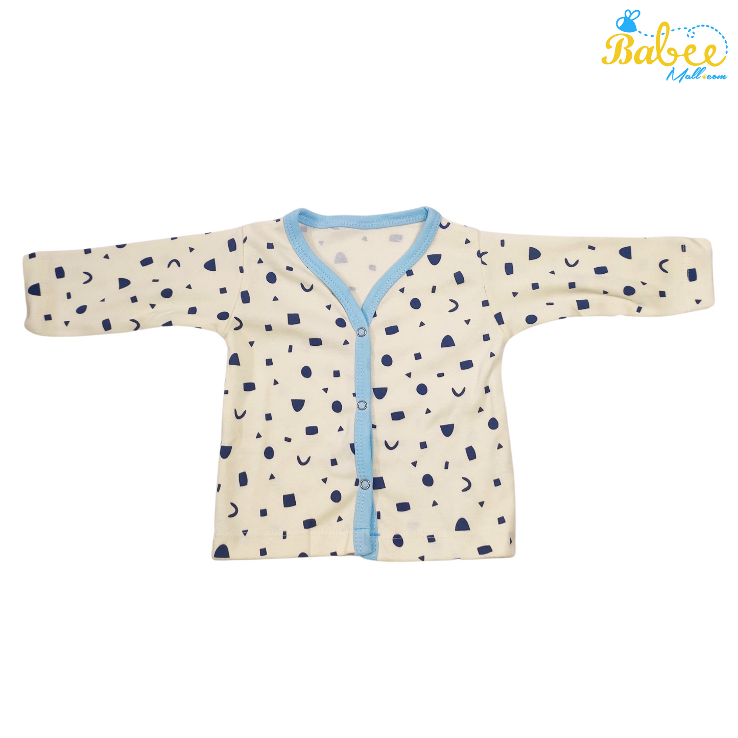 Cozy Newborn Baby Cotton Pajama Set Dotted Shapes