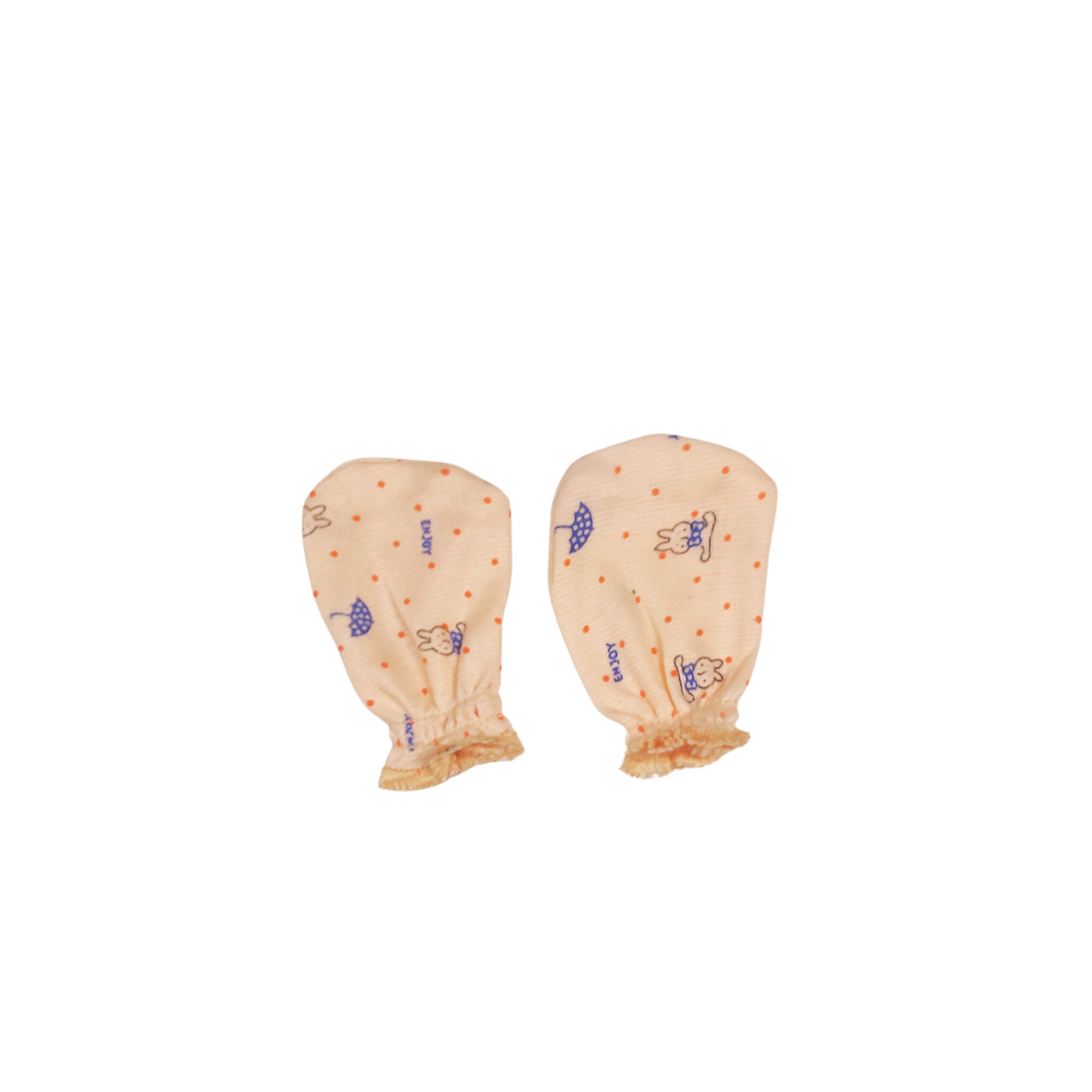 Baby Mitten and Booties Set Baby Peach