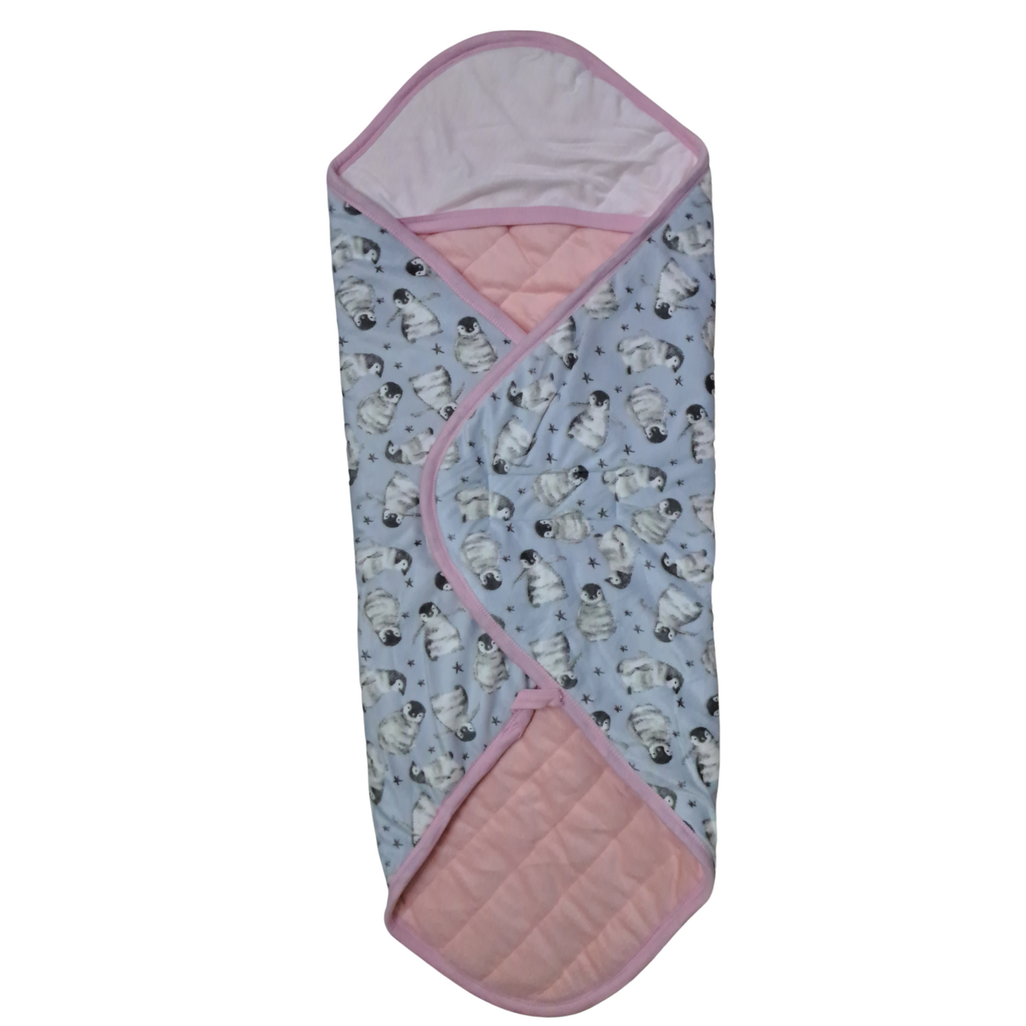 Double Layer Hooded Towel for Newborns Cotton (Penguin)