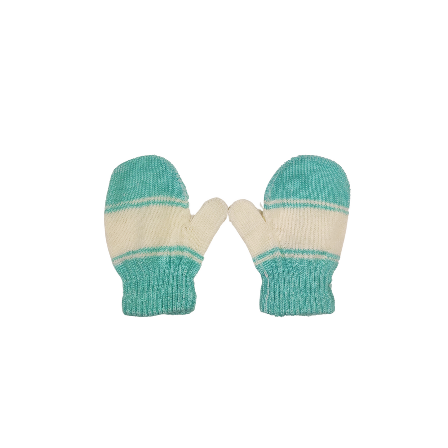 Newborn Baby Woolen Mittens Light Green (Hand Glove)