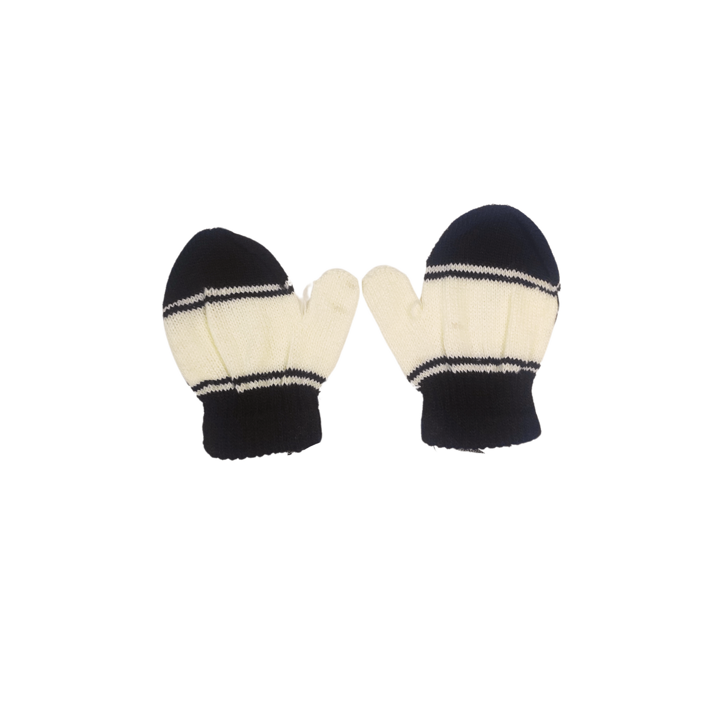Newborn Baby Woolen Mittens Black (Hand Glove)