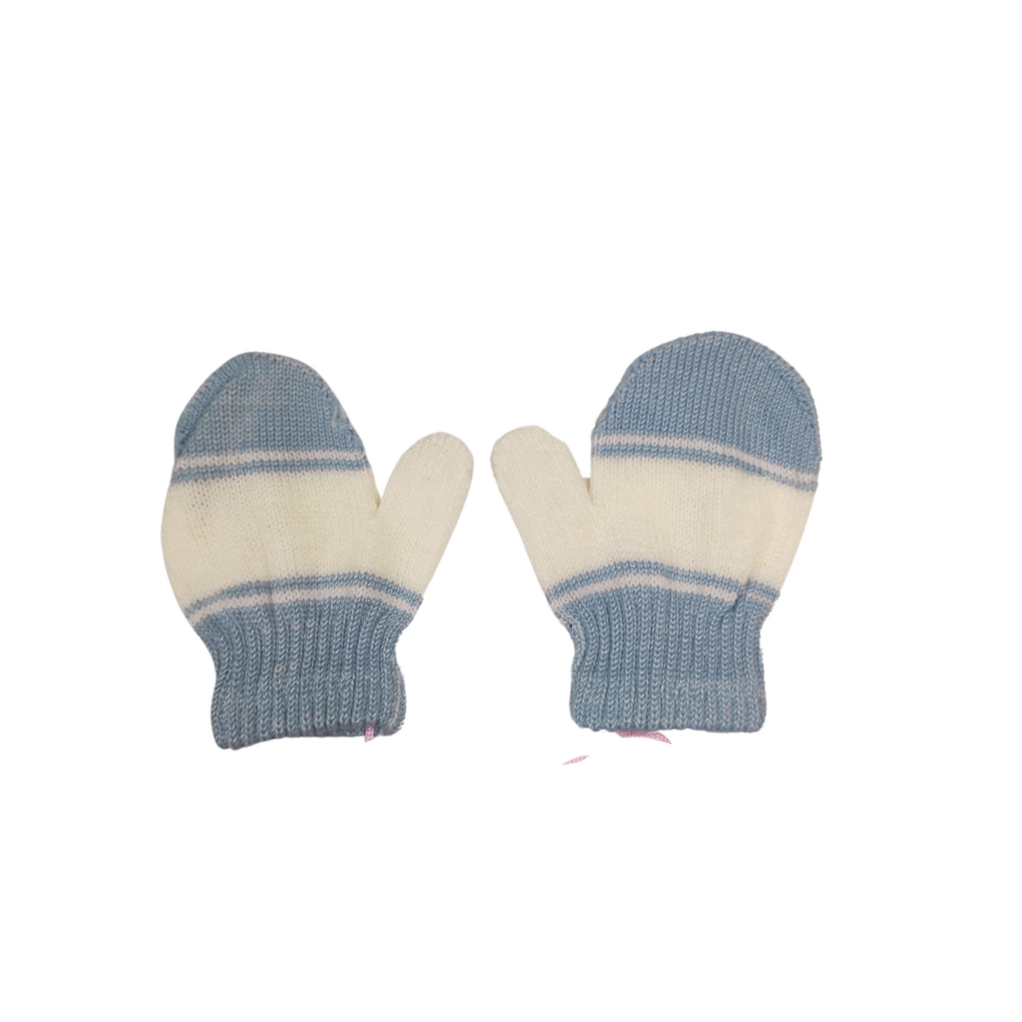 Newborn Baby Woolen Mittens Blue (Hand Glove)