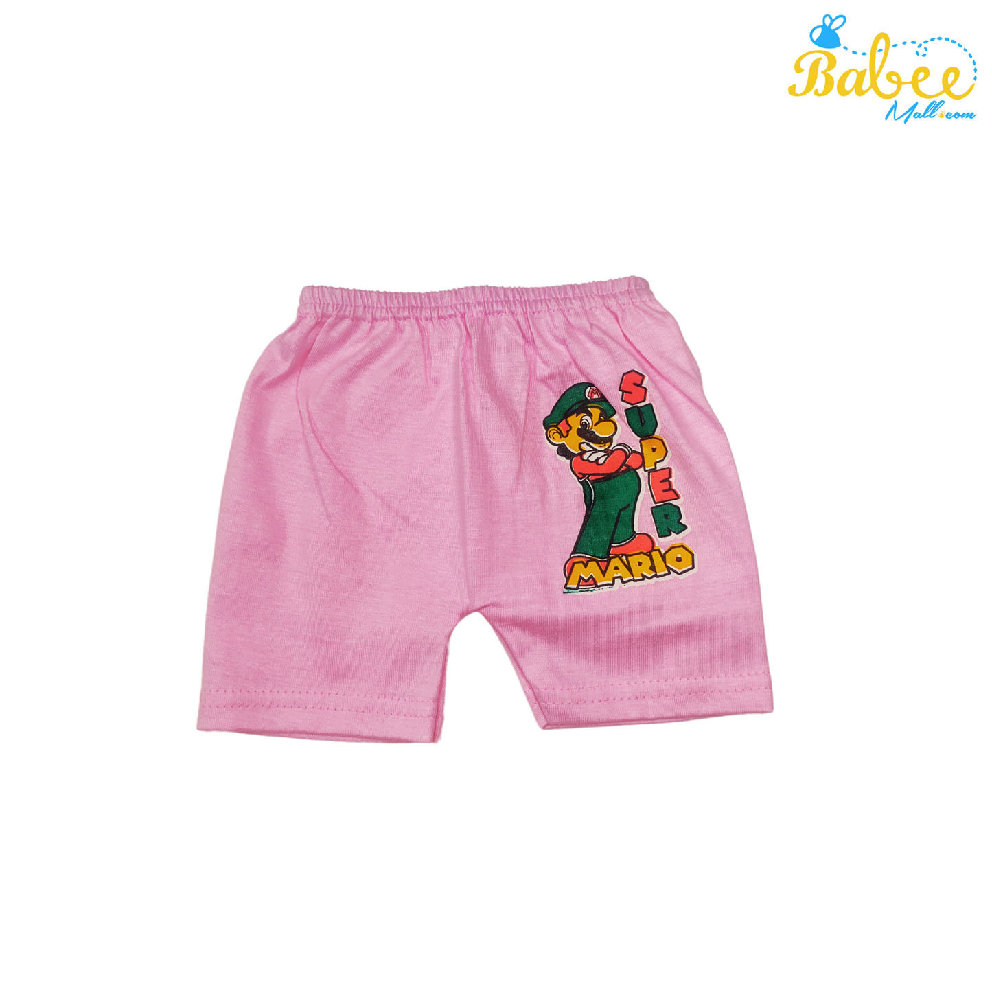 Organic Cotton Newborn KnotJhablas Top and Shorts Set (0-9 Months) (Unisex) Baby Pink Madagarcar