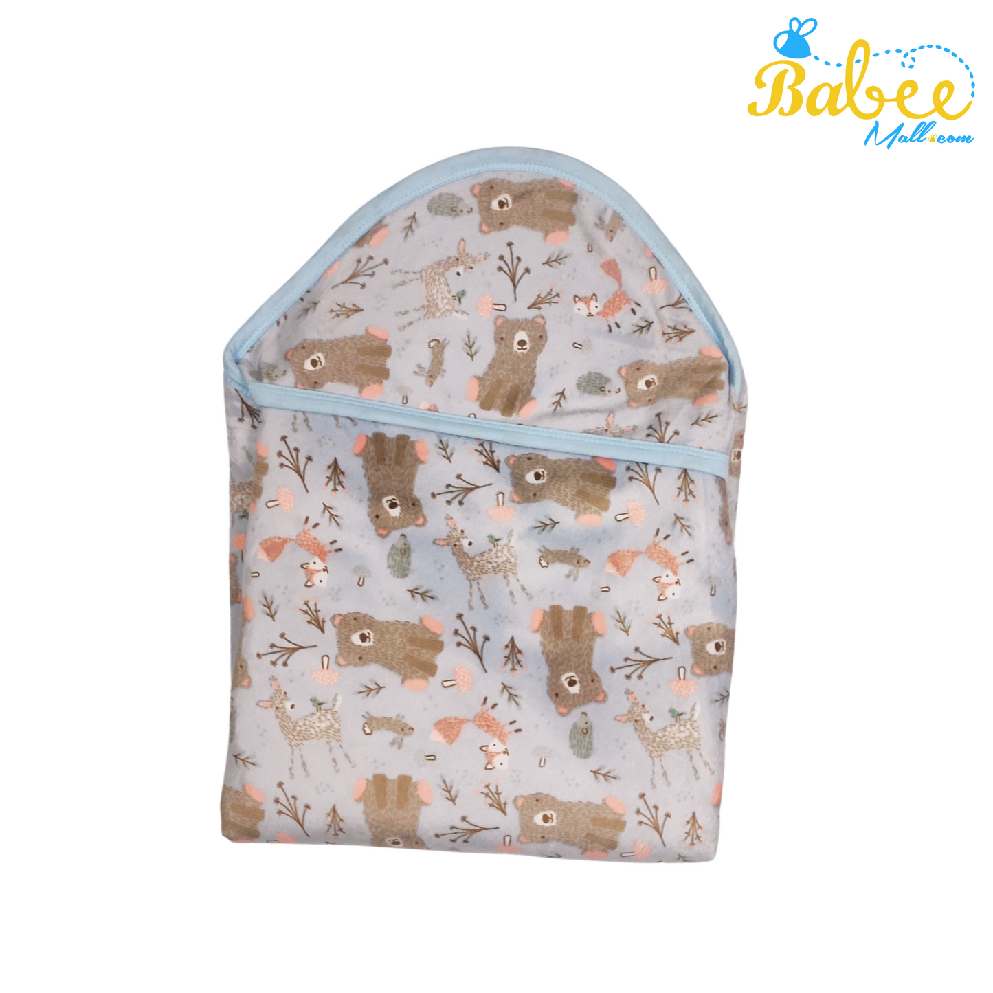 Double Layer Hooded Towel for Newborns Cotton (Teddy)