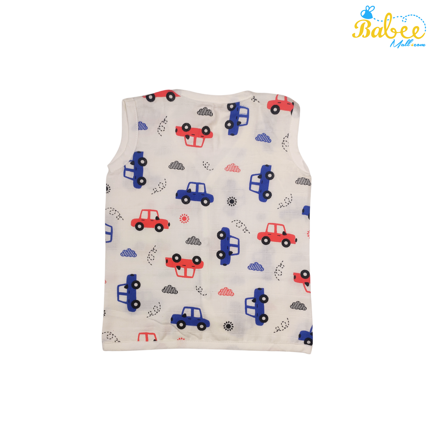 Premium Muslin Button Jhabla Crazy Car (Button Type)