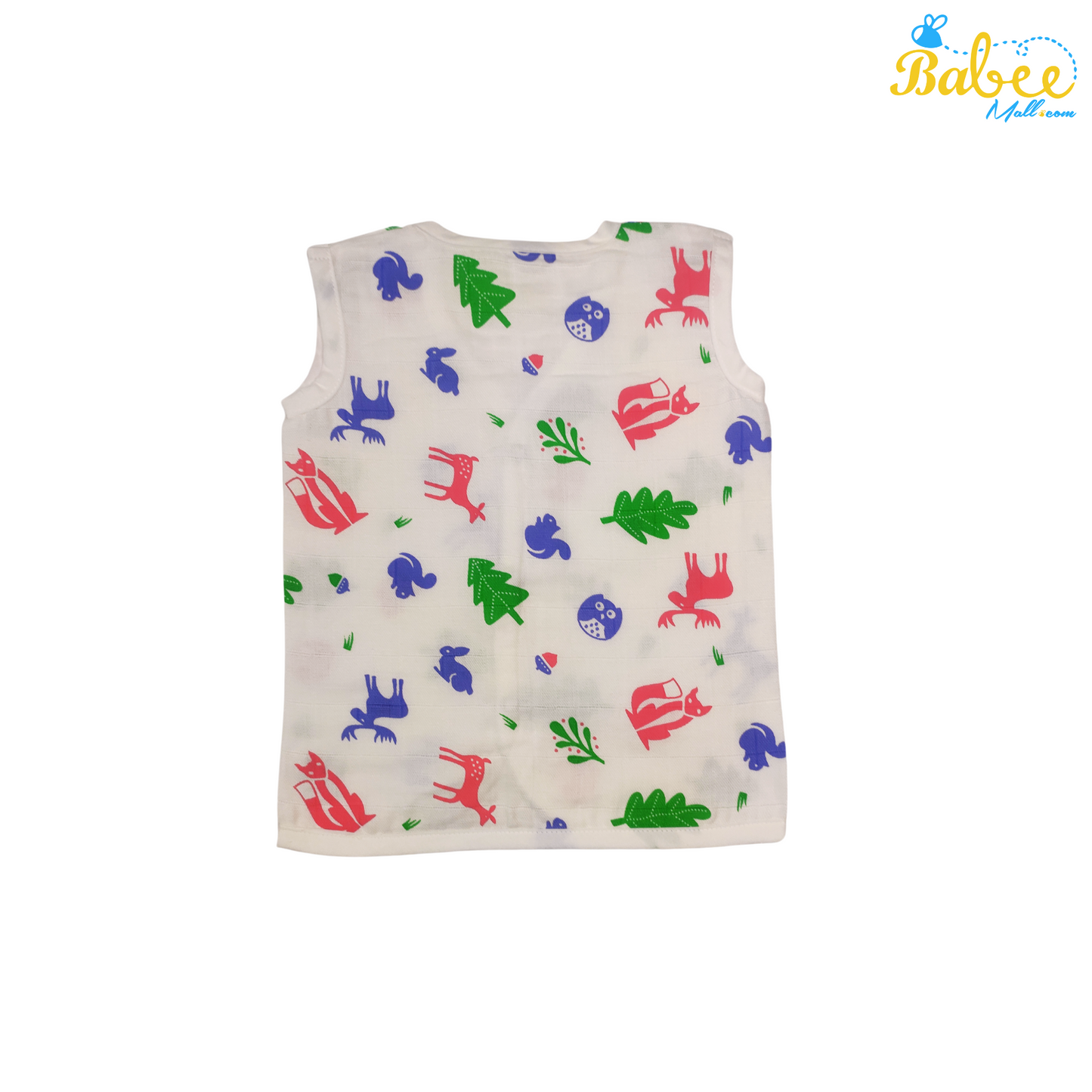 Premium Muslin Button Jhabla Animal World (Button Type)