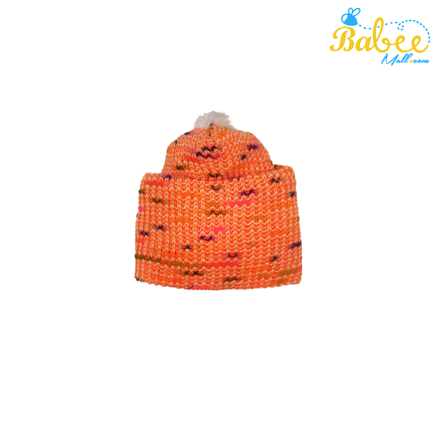 Baby Woolen Monkey Cap  (Fanta Orange)