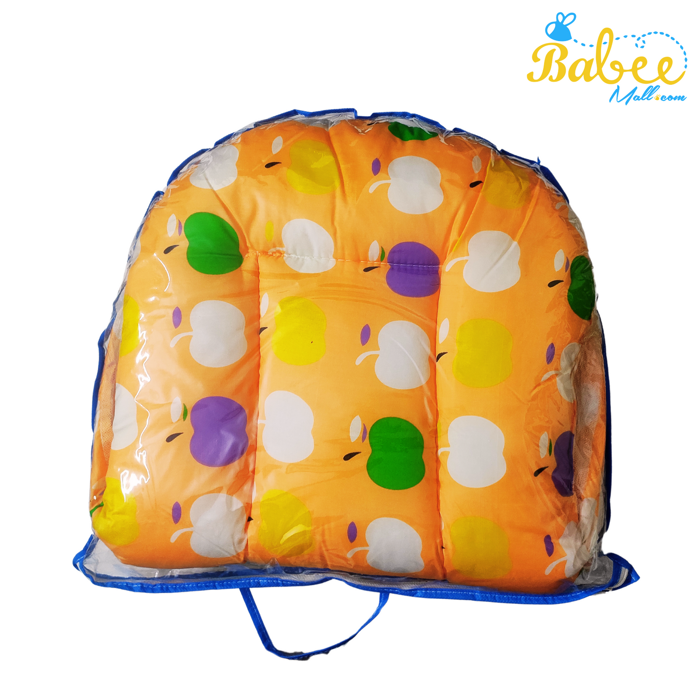 Baby Sleeping Bed with Mosquito Net (Orange Apple)