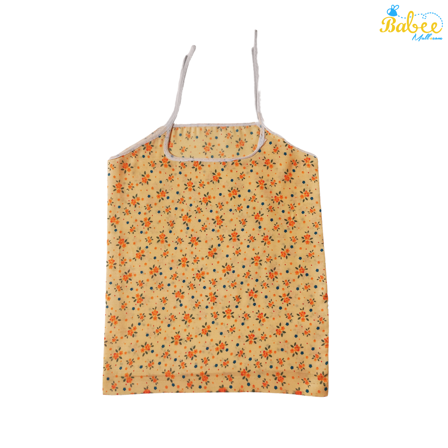 Organic Cotton Newborn Knot Jhablas (0-6 Months) (Unisex) Peach Flower