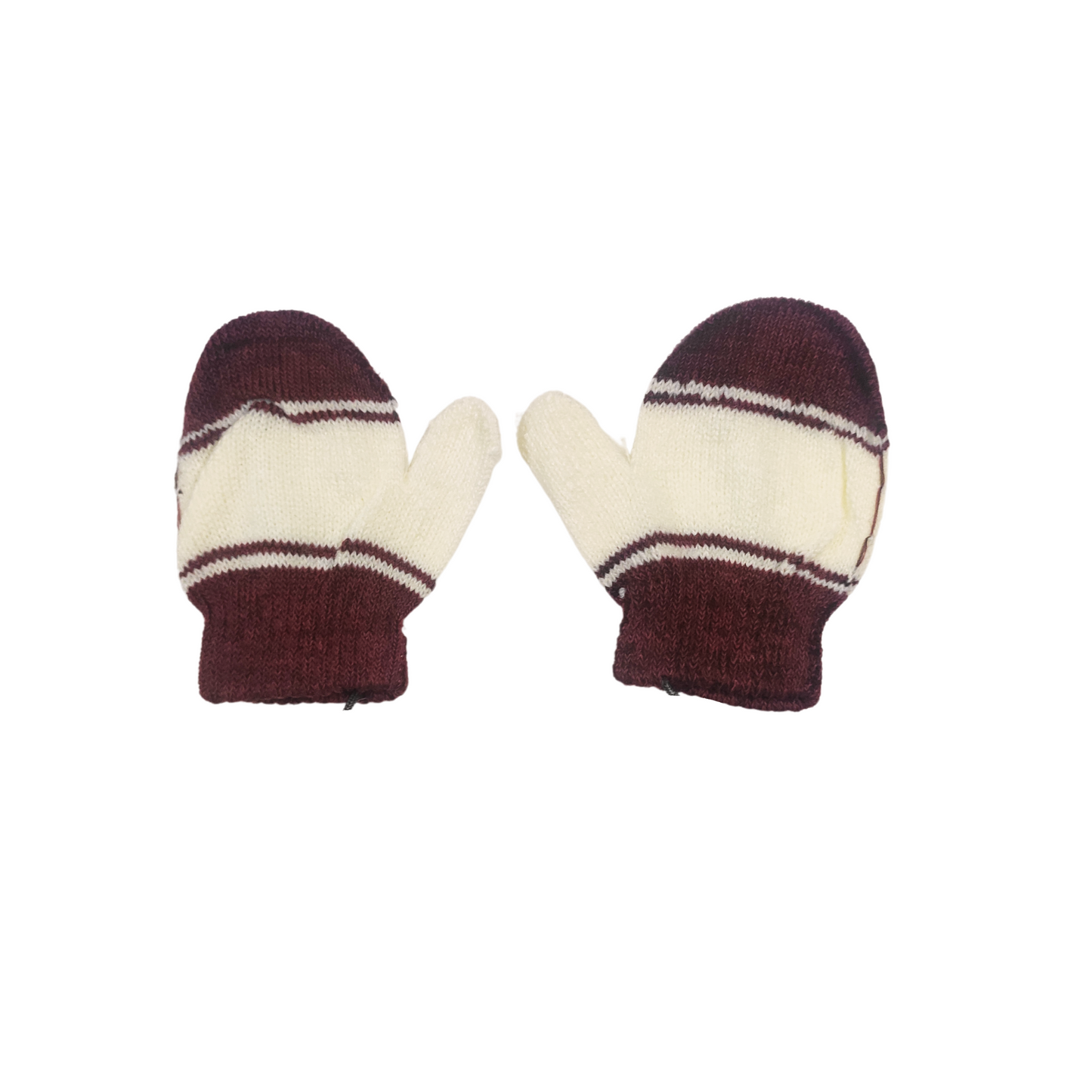 Newborn Baby Woolen Mittens Brown (Hand Glove)