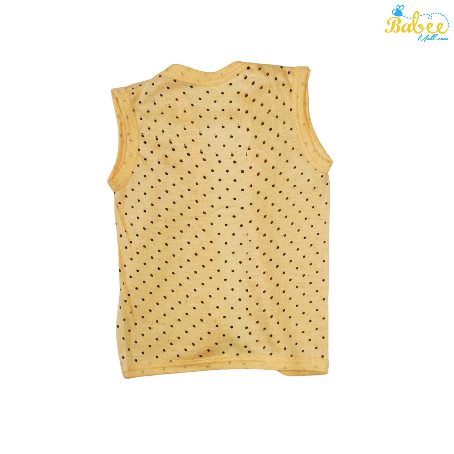 Organic Cotton Newborn Knot Jhablas (0-3 Months) (Unisex) Dotted Peach