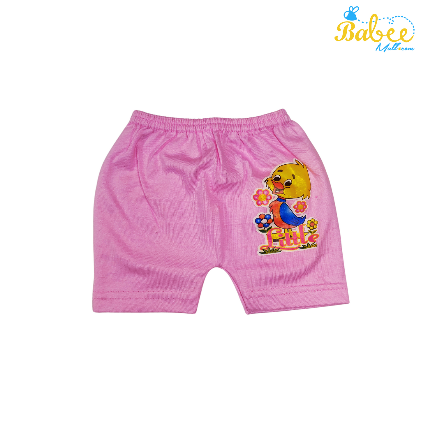 Organic Cotton Newborn KnotJhablas Top and Shorts Set (0-9 Months) (Unisex) Baby Pink