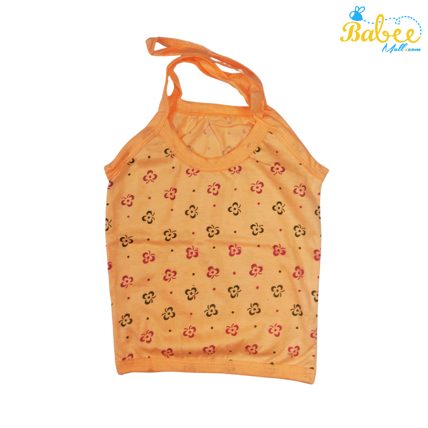Organic Cotton Newborn KnotJhablas Top and Shorts Set (0-9 Months) (Unisex) Orange