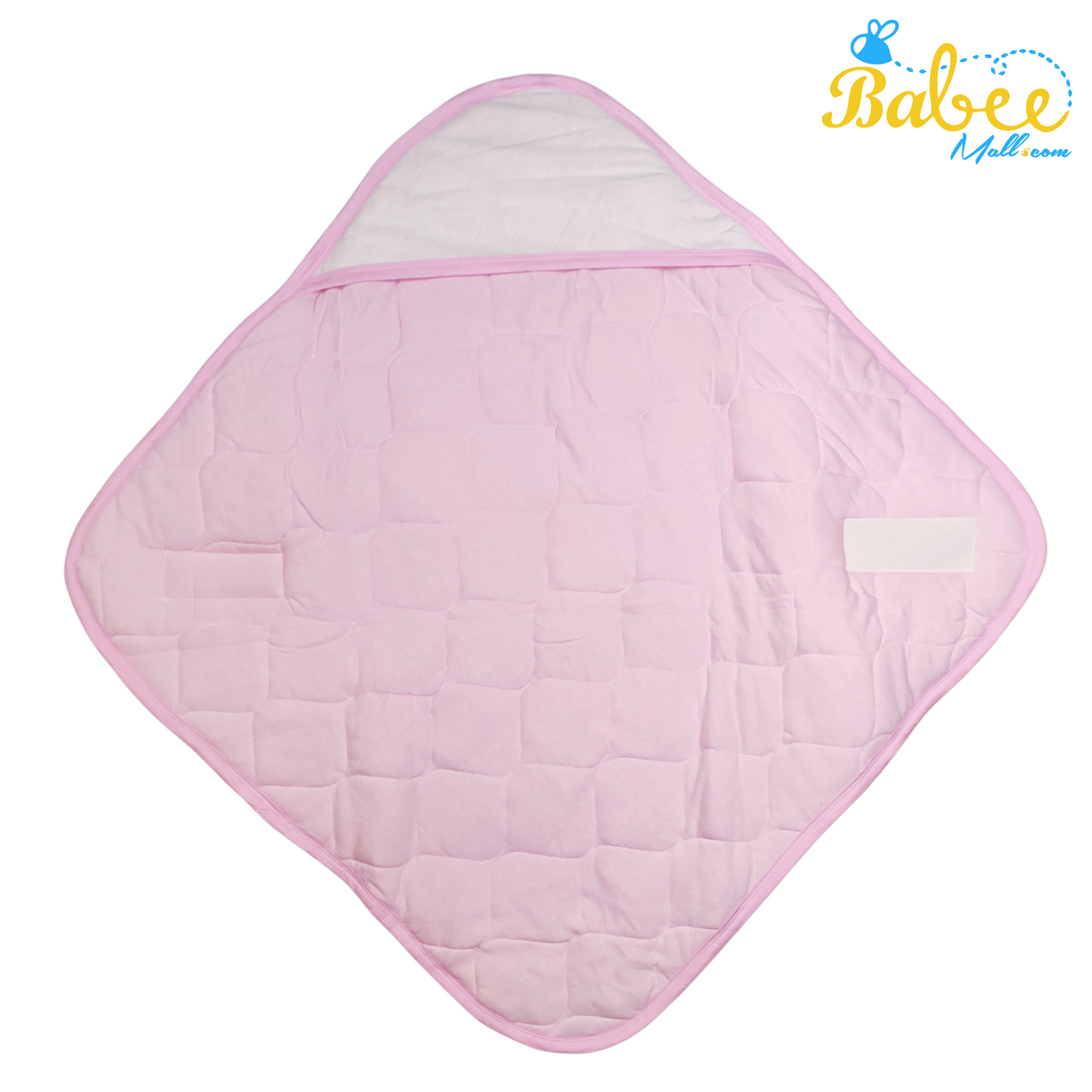 Double Layer Hooded Towel for Newborns Cotton (Teddy Pink)