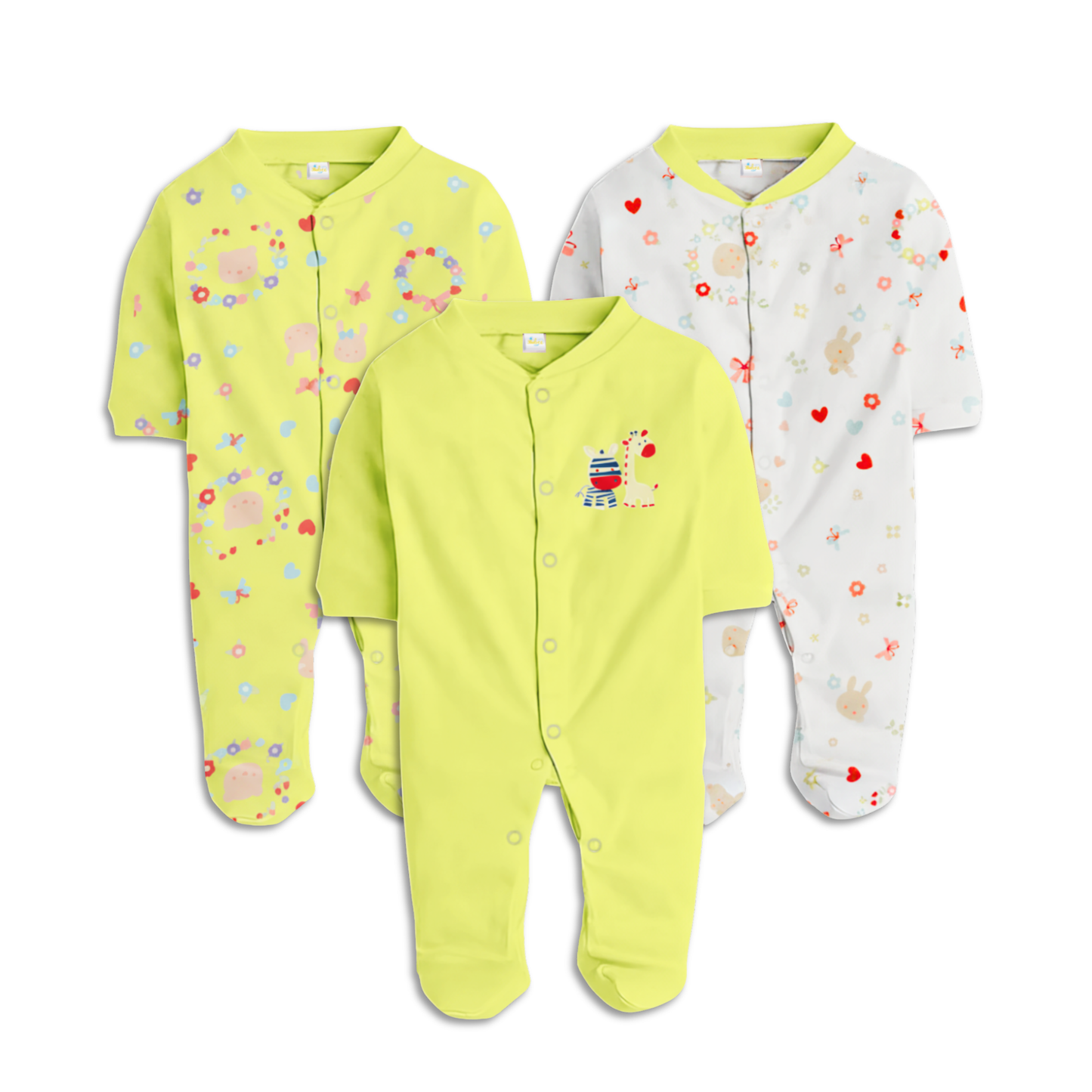 Rompers Pack Of 3