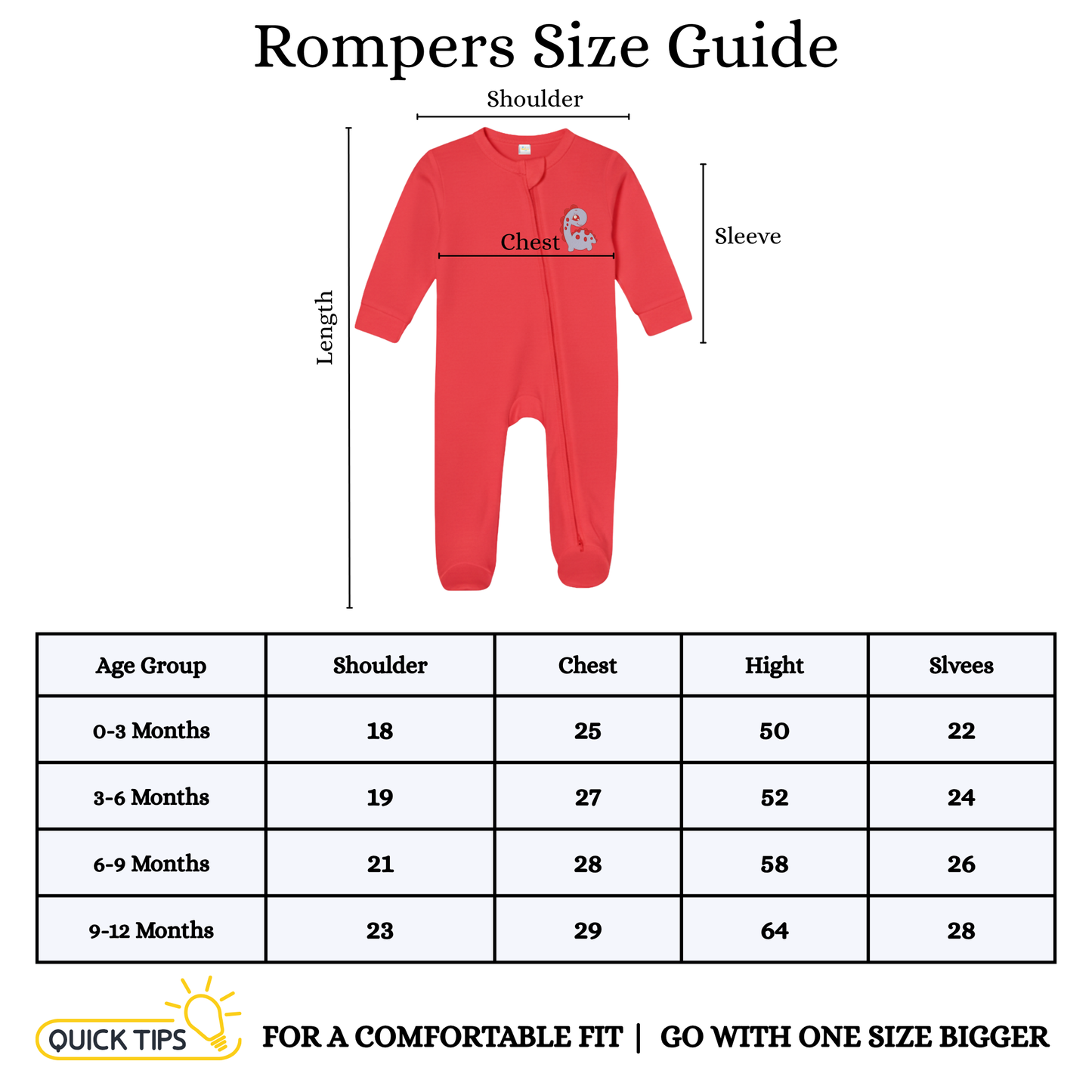 Zipper Rompers (Yellow)