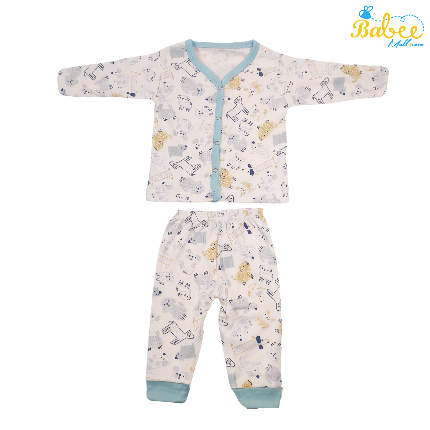 Cozy Newborn Baby Cotton Pajama Set Farm World
