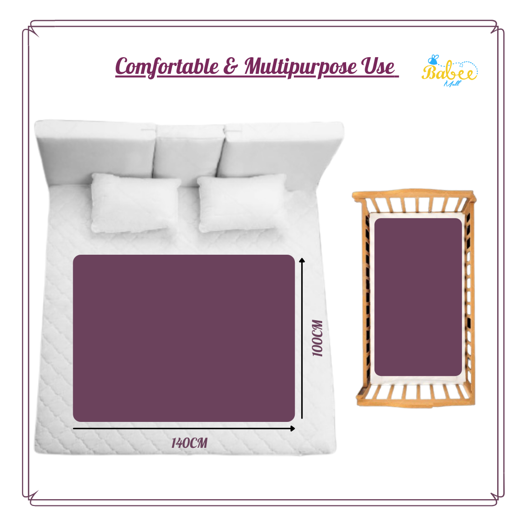 Extra Absorb Dry Sheet, Bed Protector  (0+months Cherry Red)