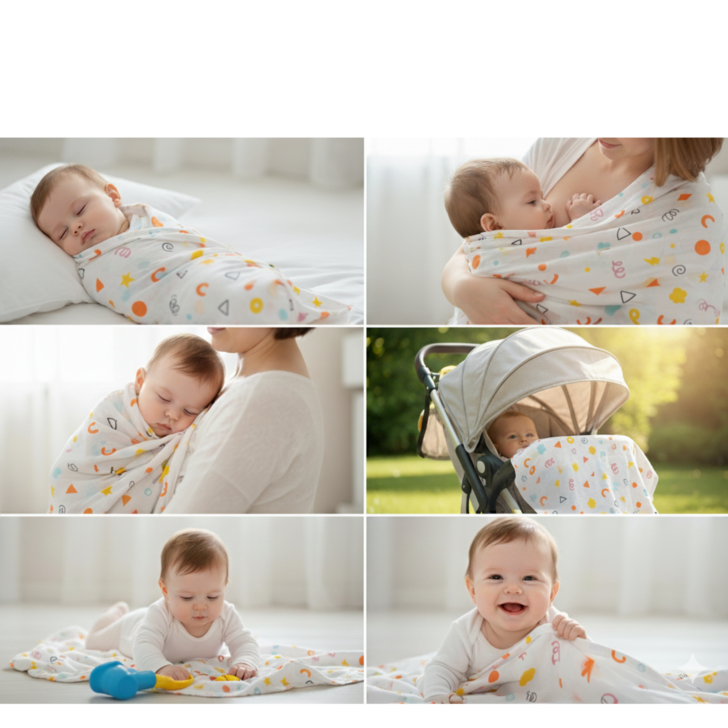 Premium Organic Muslin Swaddle