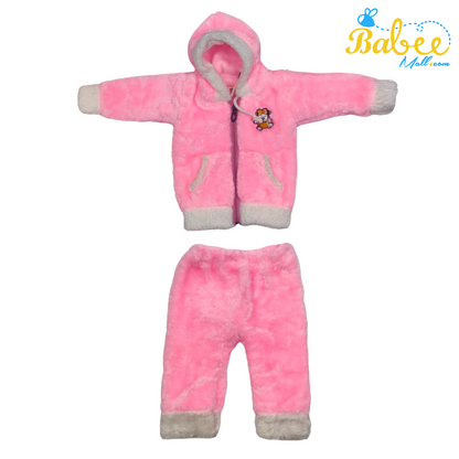 Hooded Winter Night Suit( 0-6 Month)