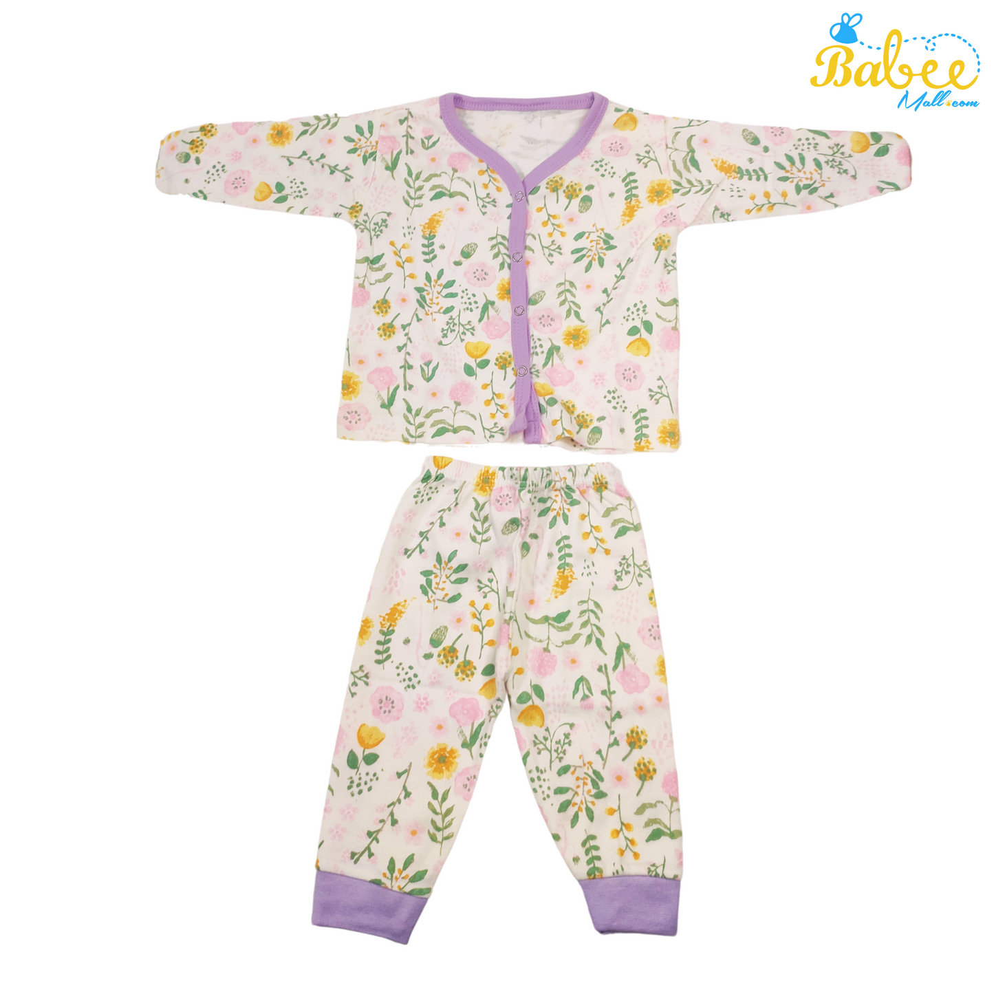 Cozy Newborn Baby Cotton Pajama Set Nature