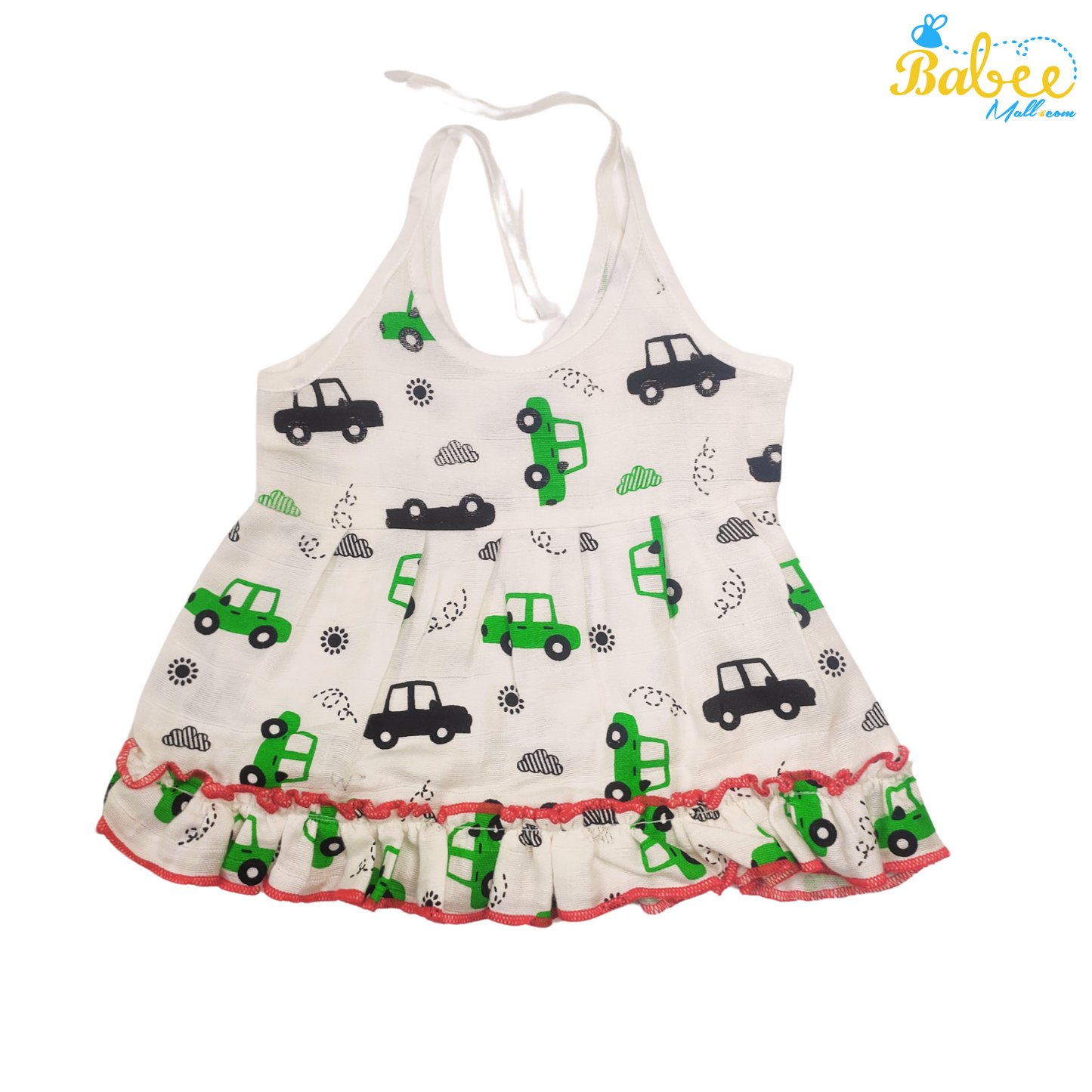 Premium Muslin Frock Jhabla Car (Knot Type)