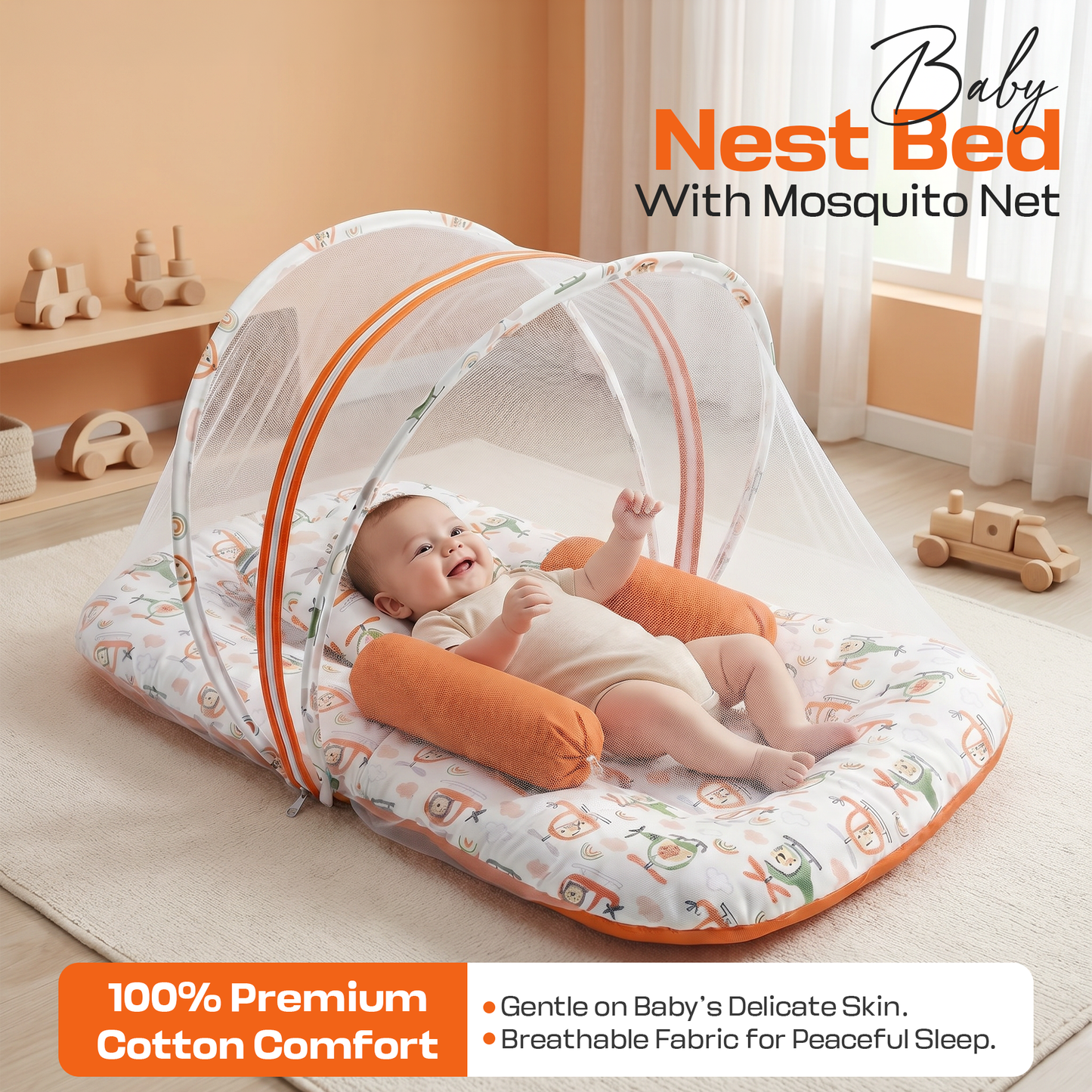 Baby Bedding Set (Brown)