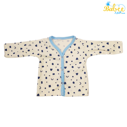 Cozy Newborn Baby Cotton Pajama Set - Snuggle-Ready Sleepwear for Cold Nights Dotted Shapes