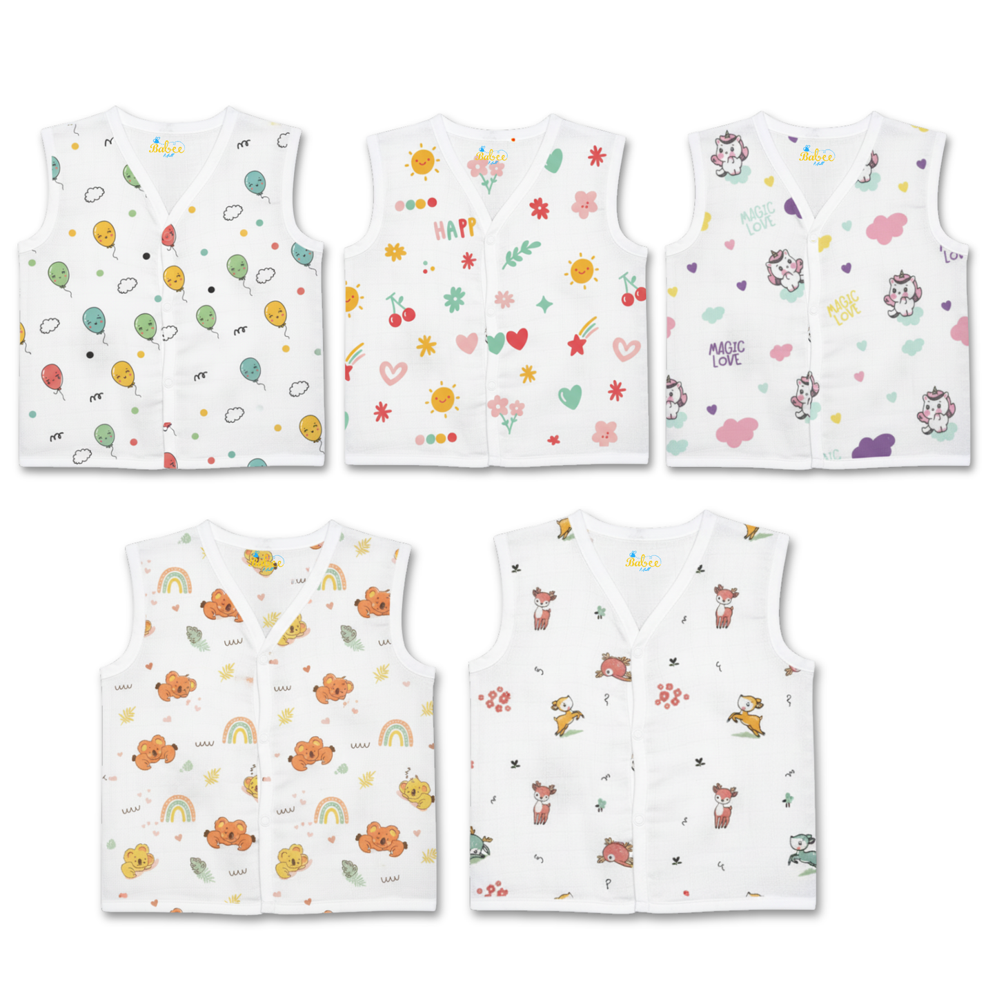 Muslin Jhablas (Pack of 5)