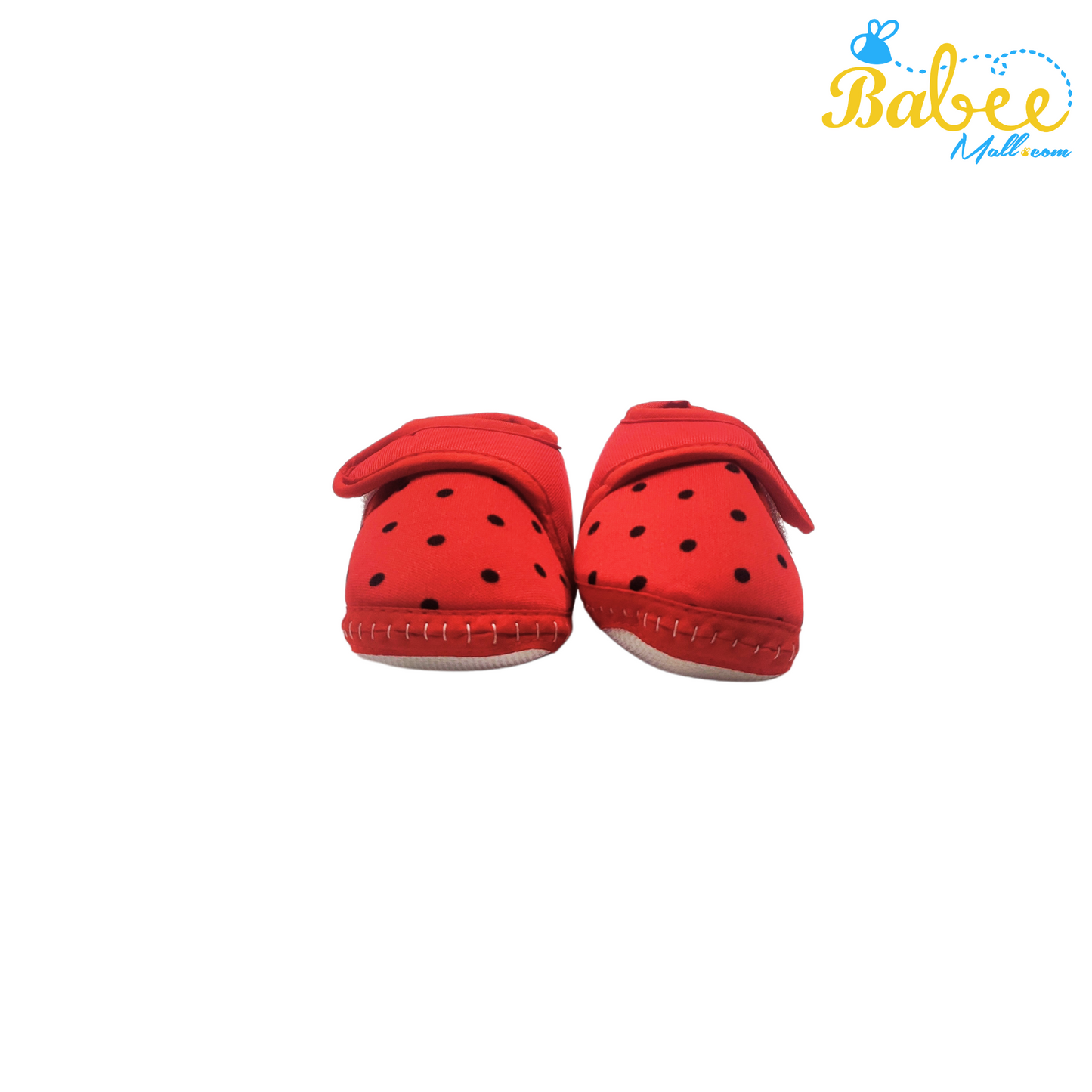 Stylish Newborn Baby Shoes - The Perfect First Steps in Style and Comfort 0-12 Month's (Red Dot)