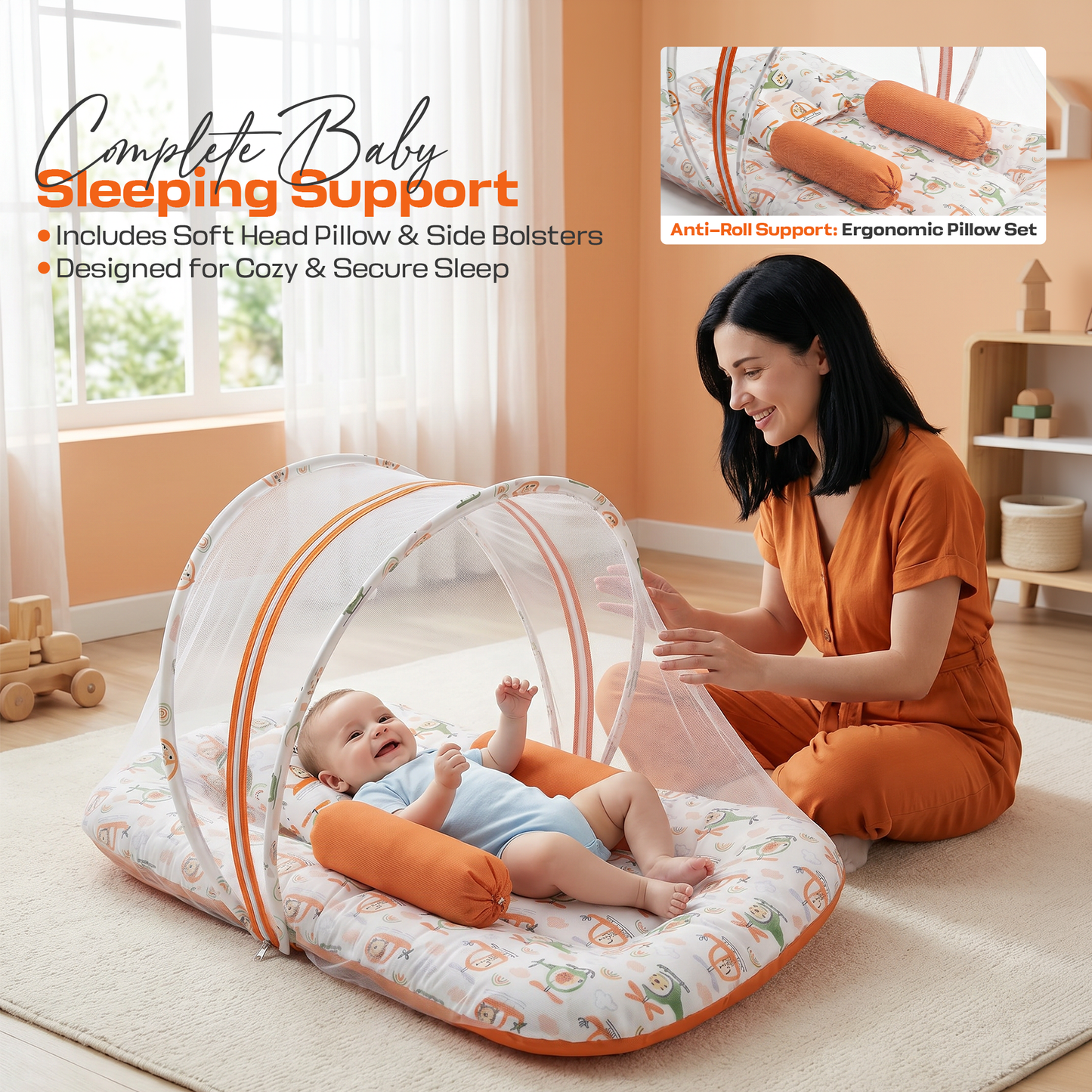 Baby Bedding Set (Brown)