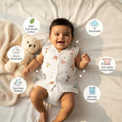 Muslin Jhablas (Pack of 5)