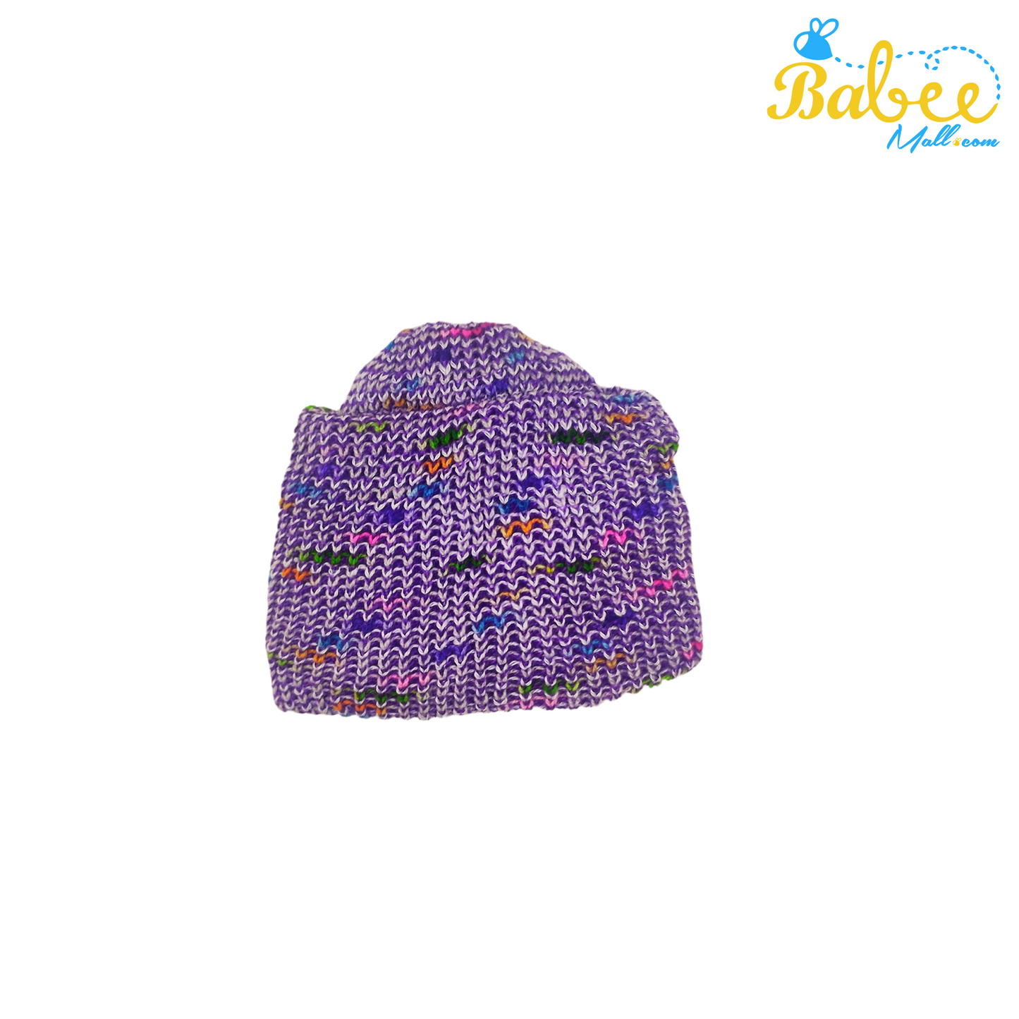 Baby Woolen Monkey Cap  (Wild Violet)