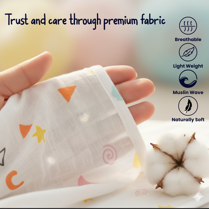 Premium Organic Muslin Swaddle